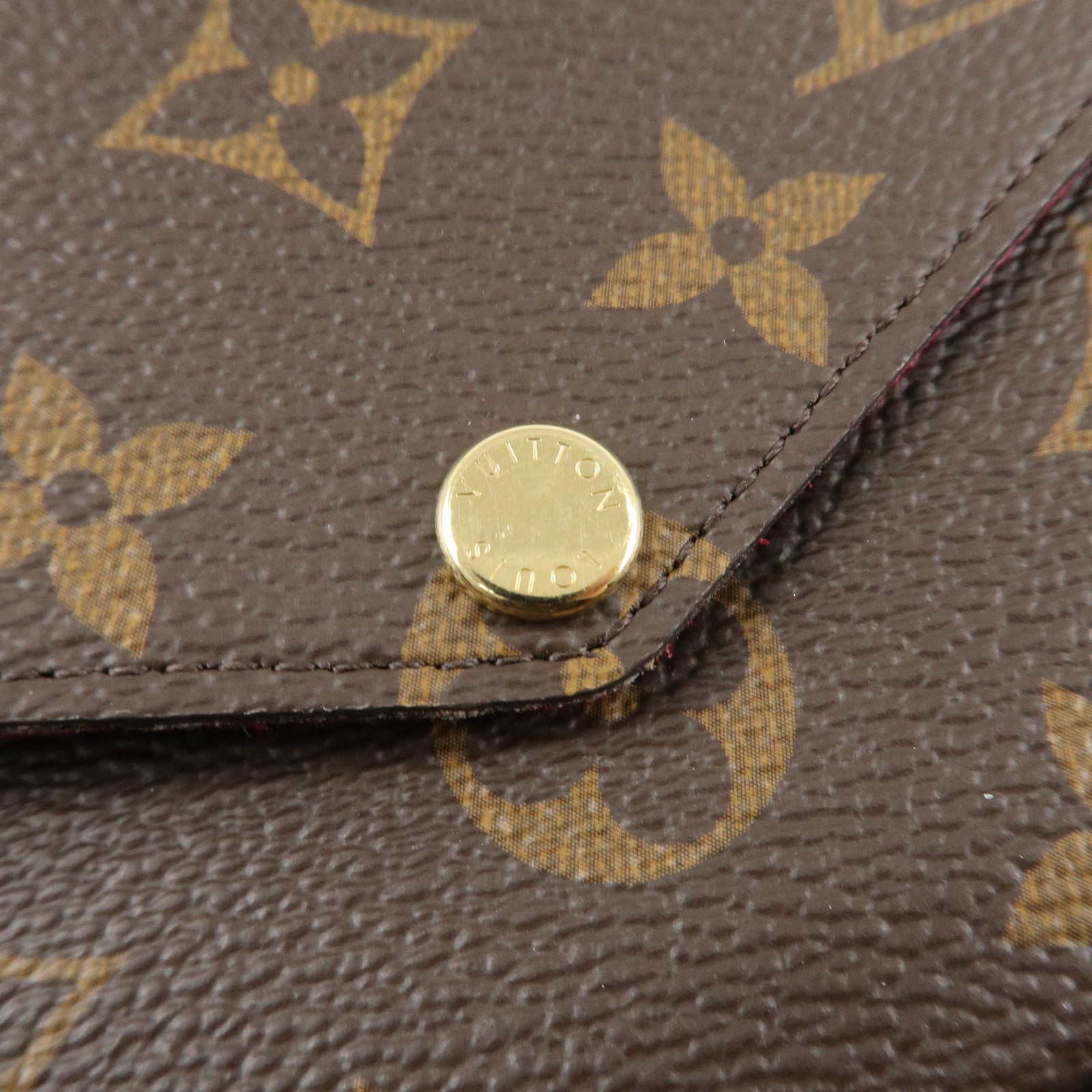 Louis Vuitton Monogram Pochette Félicie Shoulder Bag Brown M61276 Used