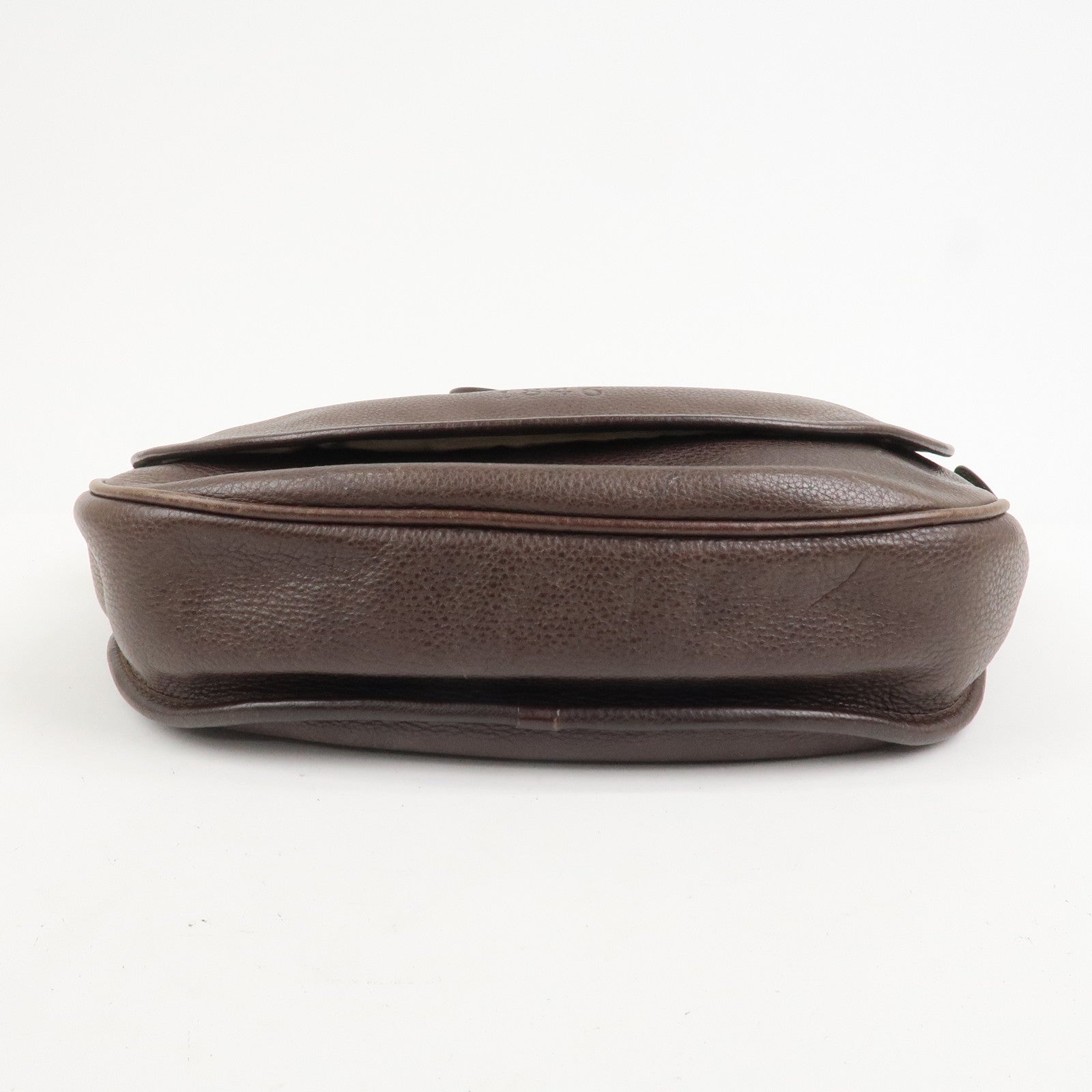 LOEWE Heritage Leather Shoulder Bag Cross Body Bag Brown