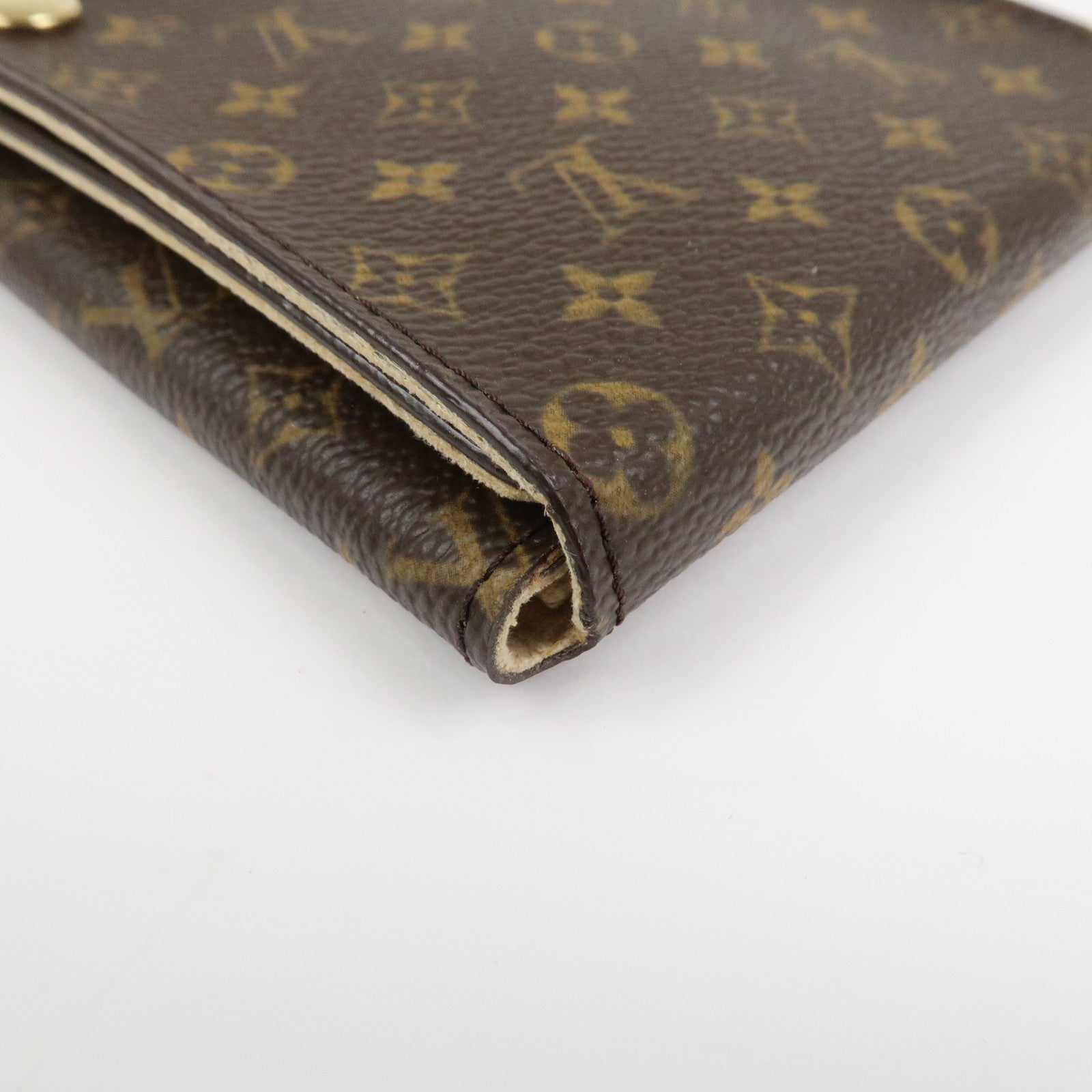 Louis Vuitton Monogram Canvas Jewelry Case for Earrings Brown