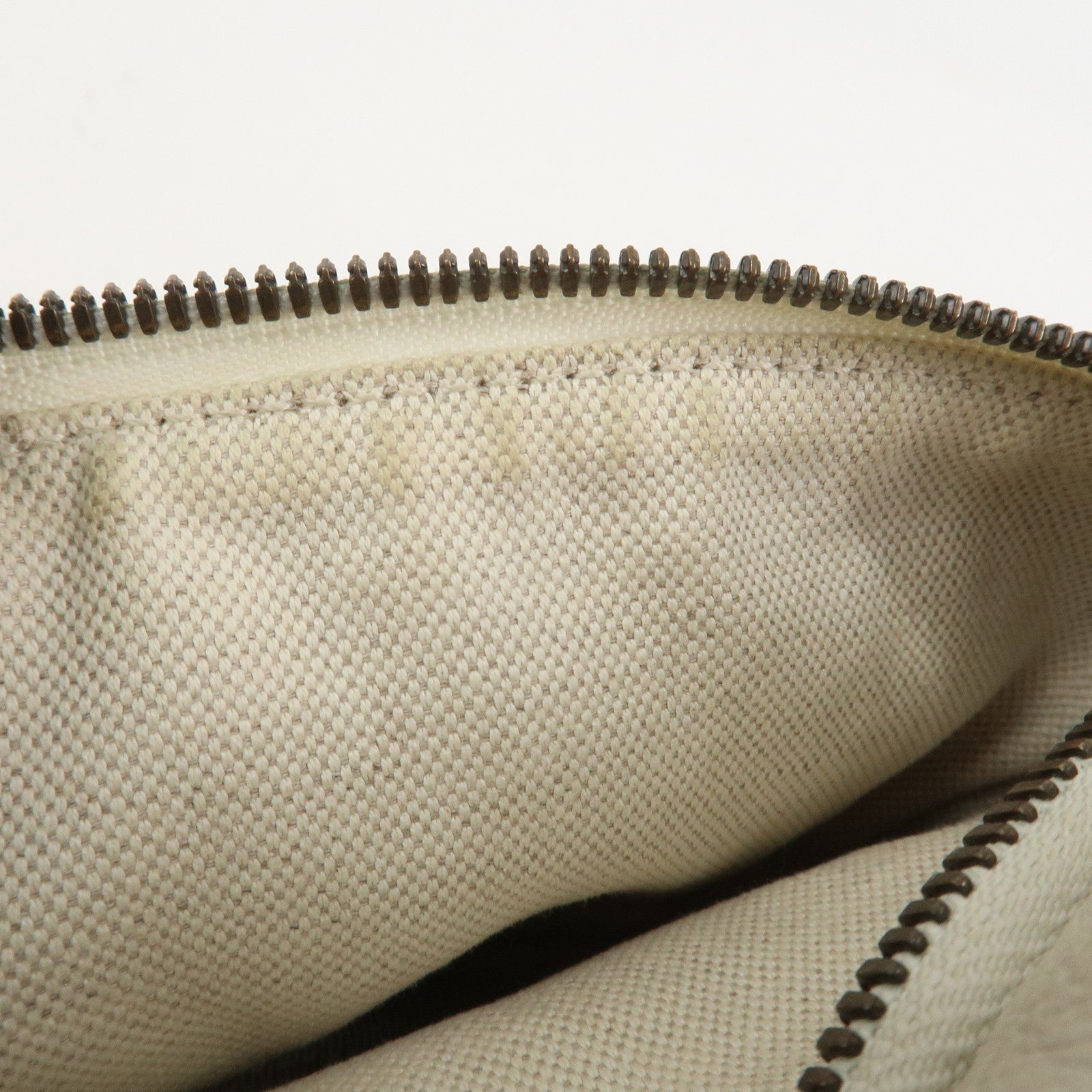 GUCCI Sherry Leather Waist Pouch Body Bag White 527792