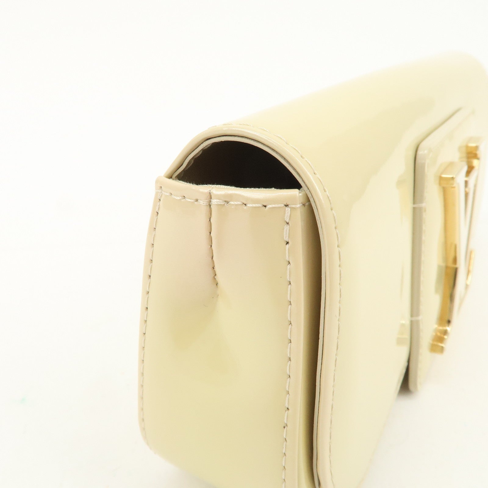 Louis Vuitton Pochette Sobie Clutch Bag Blanccorail M93489 Used