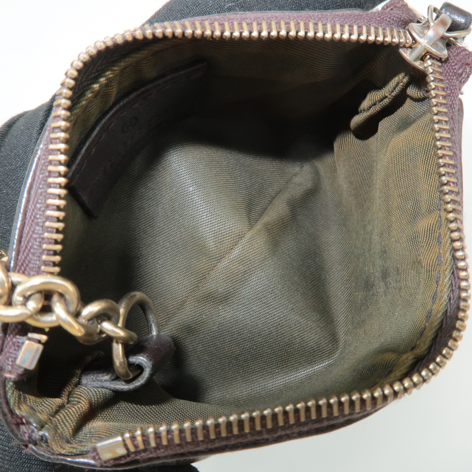 GUCCI Set of 2 Guccissima Leather Canvas Coin Case 233183/131988 Used