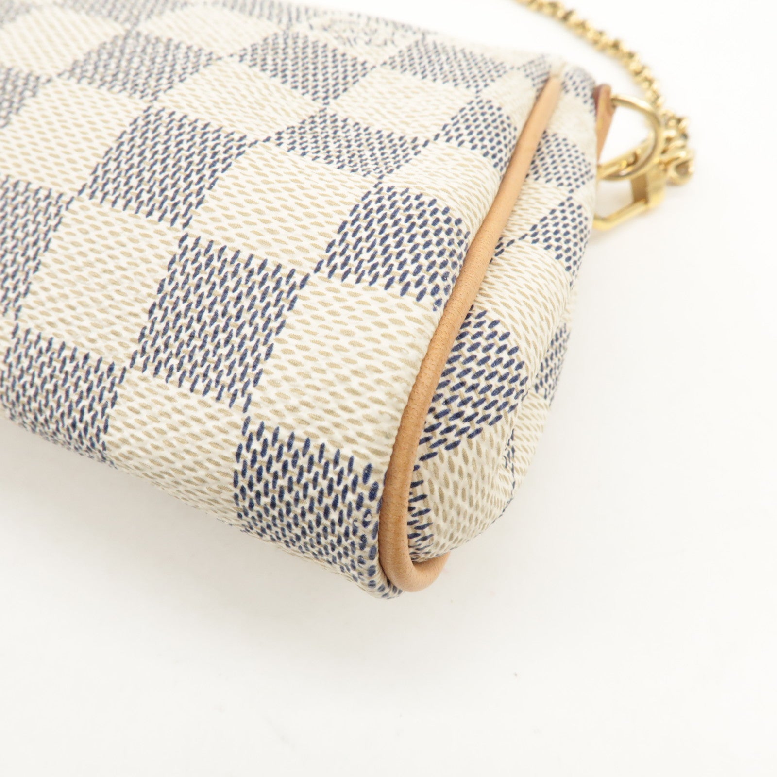 Louis Vuitton Damier Azur Eva 2Way Bag Pouch Shoulder Bag N55214 Used