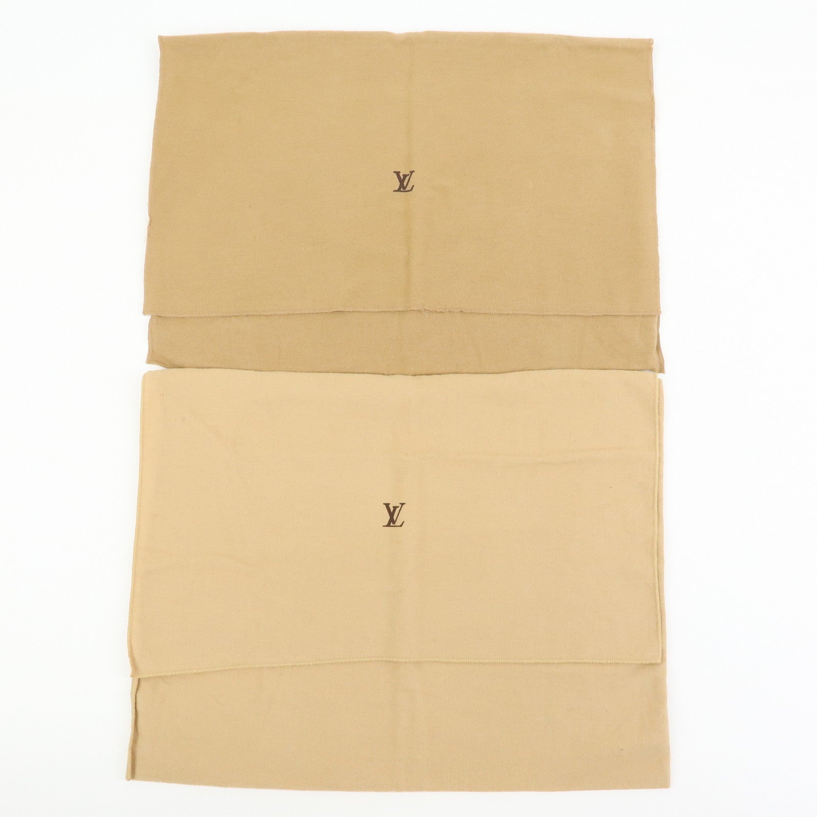 Louis Vuitton Set of 15 Dust Bag Storage Bag Flap Style Beige