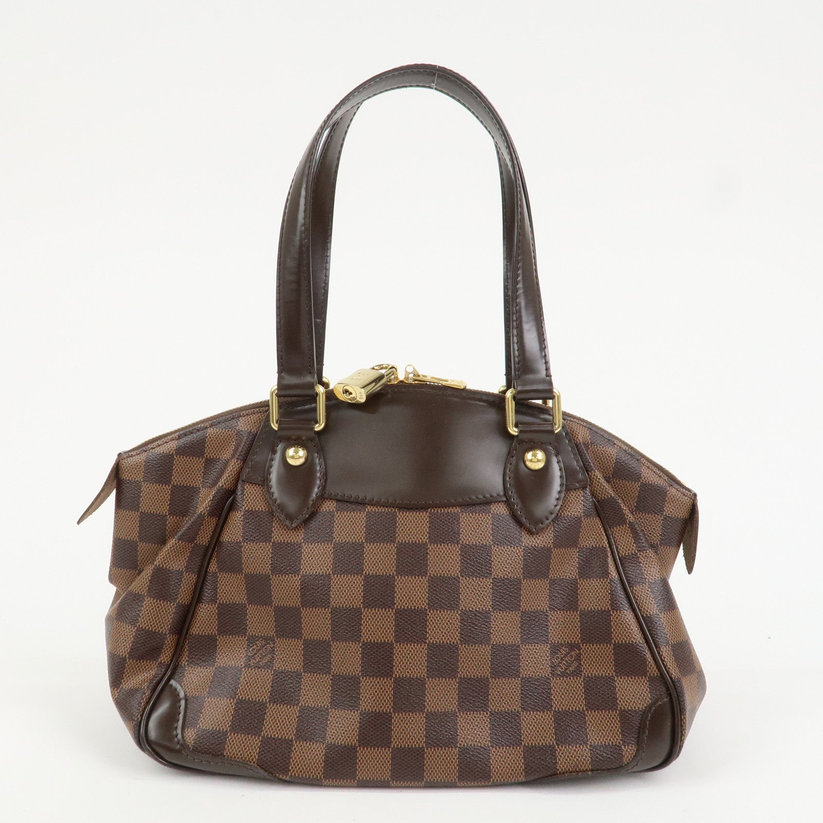 Louis Vuitton Damier Canvas Verona PM Hand Bag Ebene N41117