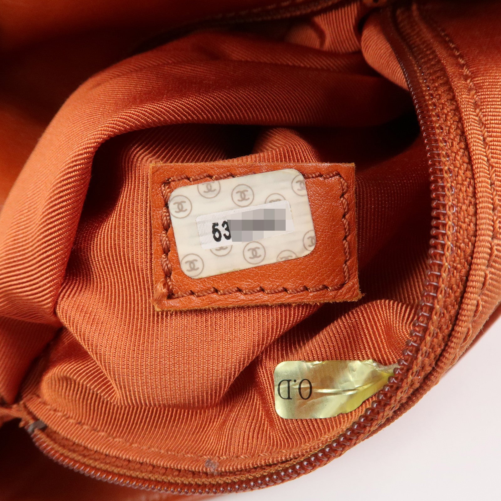 CHANEL COCO Mark Calf Leather Shoulder Bag Hand Bag Brown