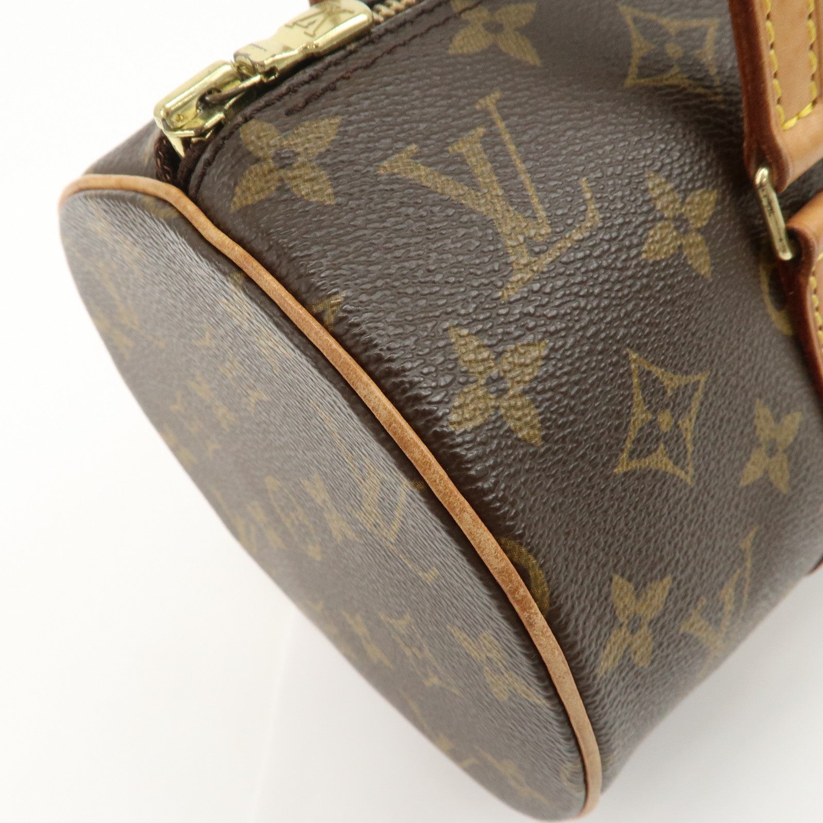 Louis Vuitton Monogram Papillon 30 Hand Bag New Style Brown M51385