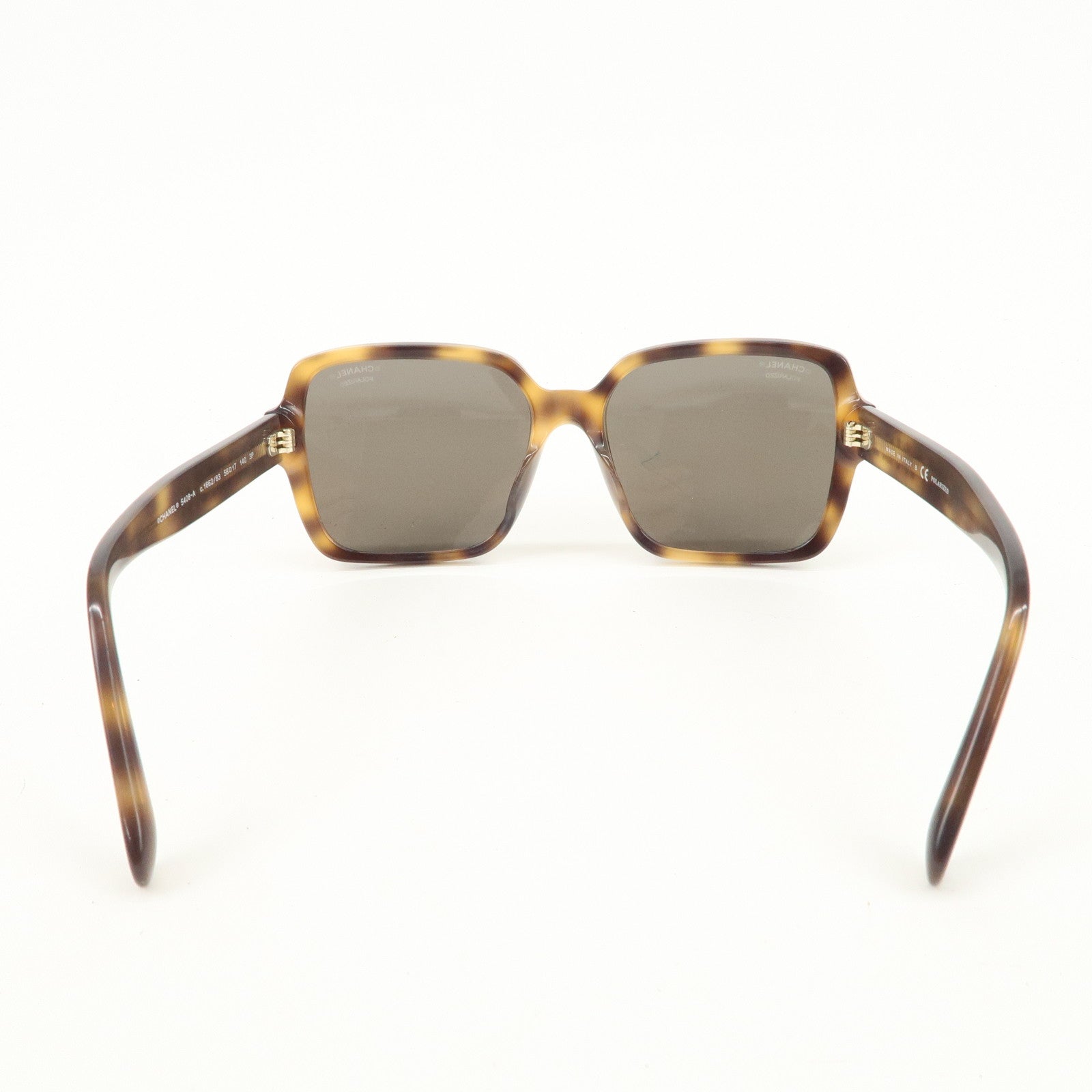 CHANEL Logo Plastic Sunglasses 5408-A c.1662/83 56□17 140 3P