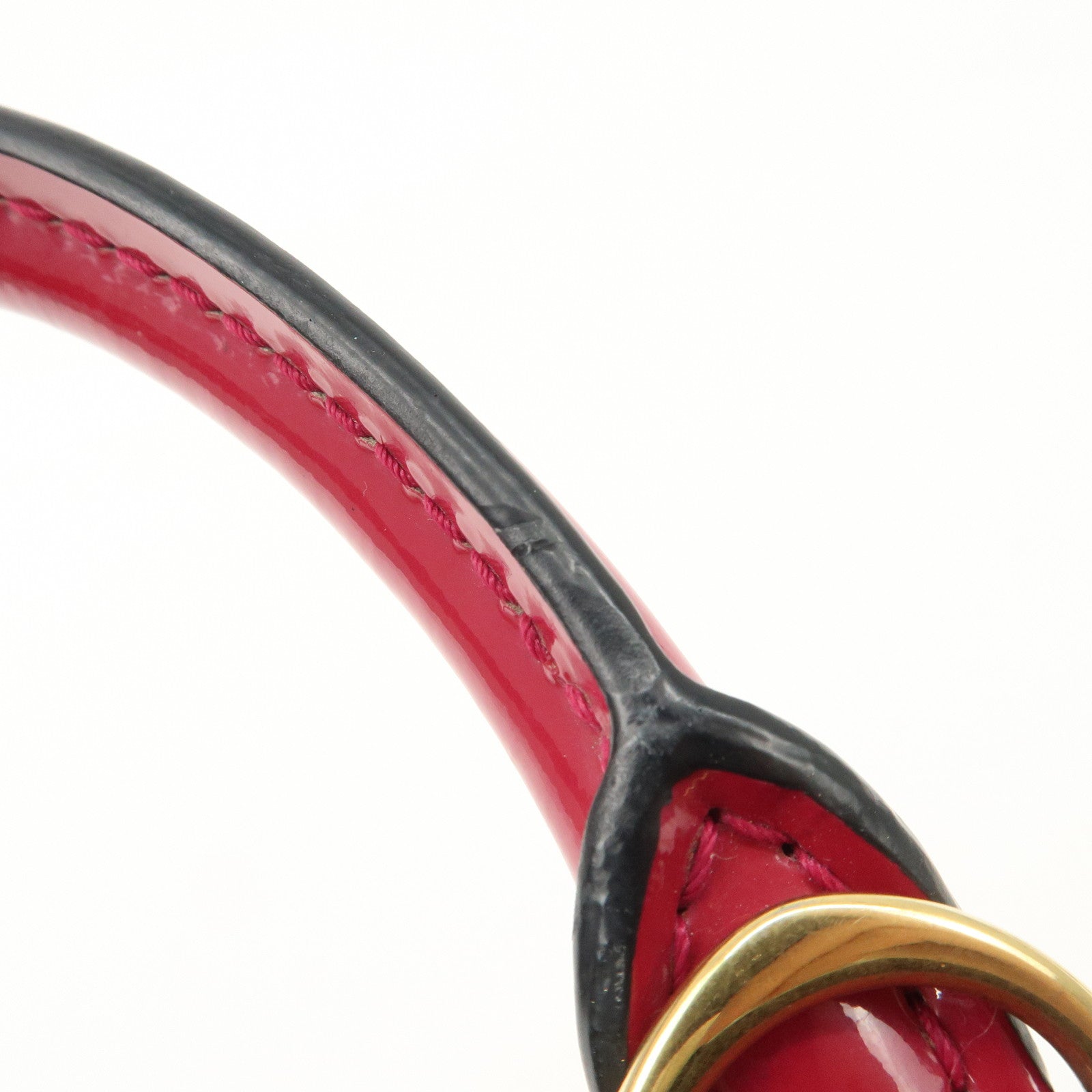 Louis Vuitton Monogram Vernis Alma BB Hand Bag Rose Indien M91771 Used