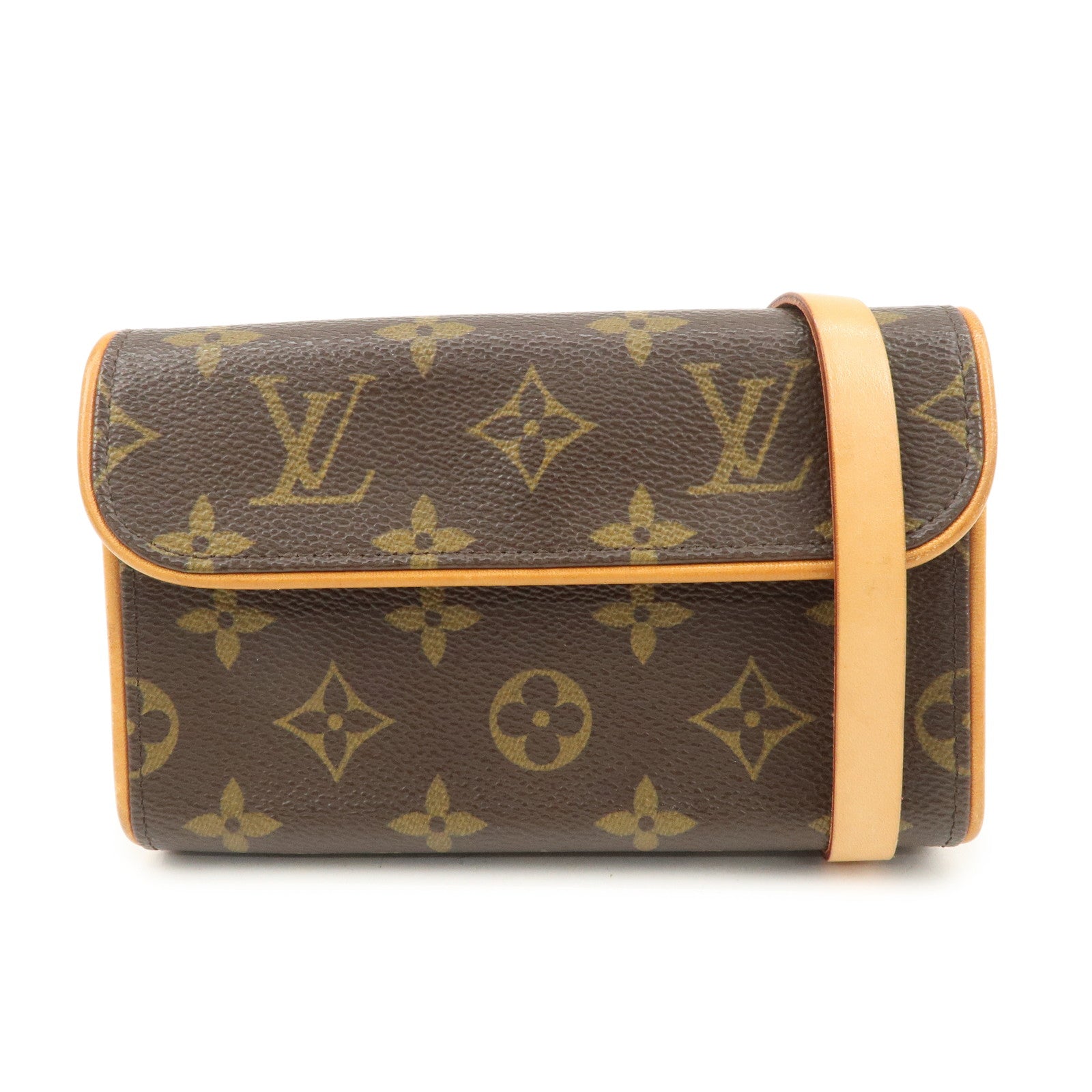 Louis Vuitton Monogram Pochette Florentine Waist Bag Belt M51855 Used