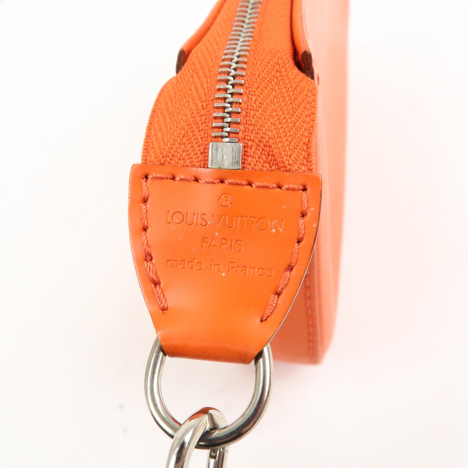 Louis Vuitton Epi Pochette Accessoires Pouch New Style Piment Orange M40778