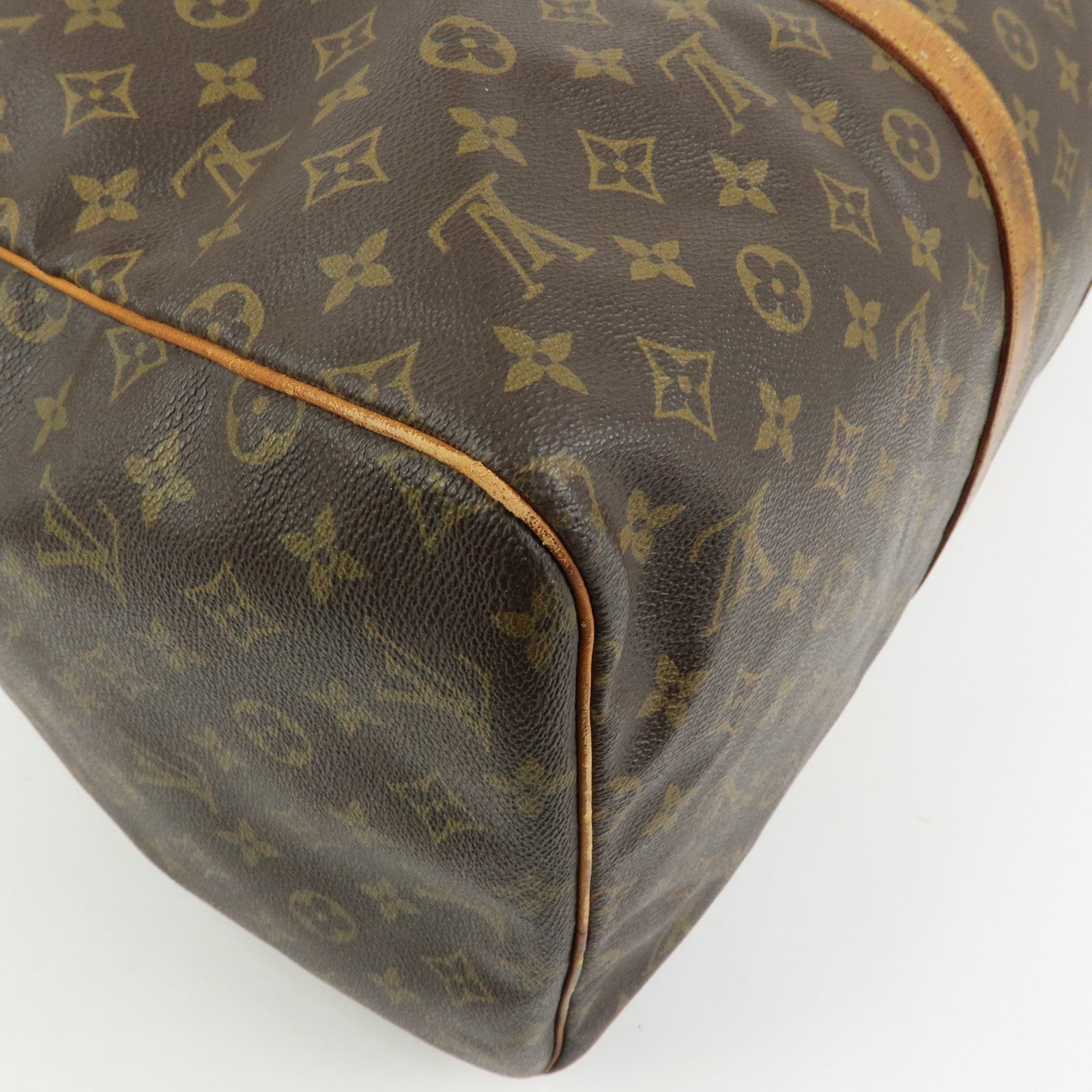 Louis Vuitton Monogram Sac Souple 55 Boston Bag Brown M41622