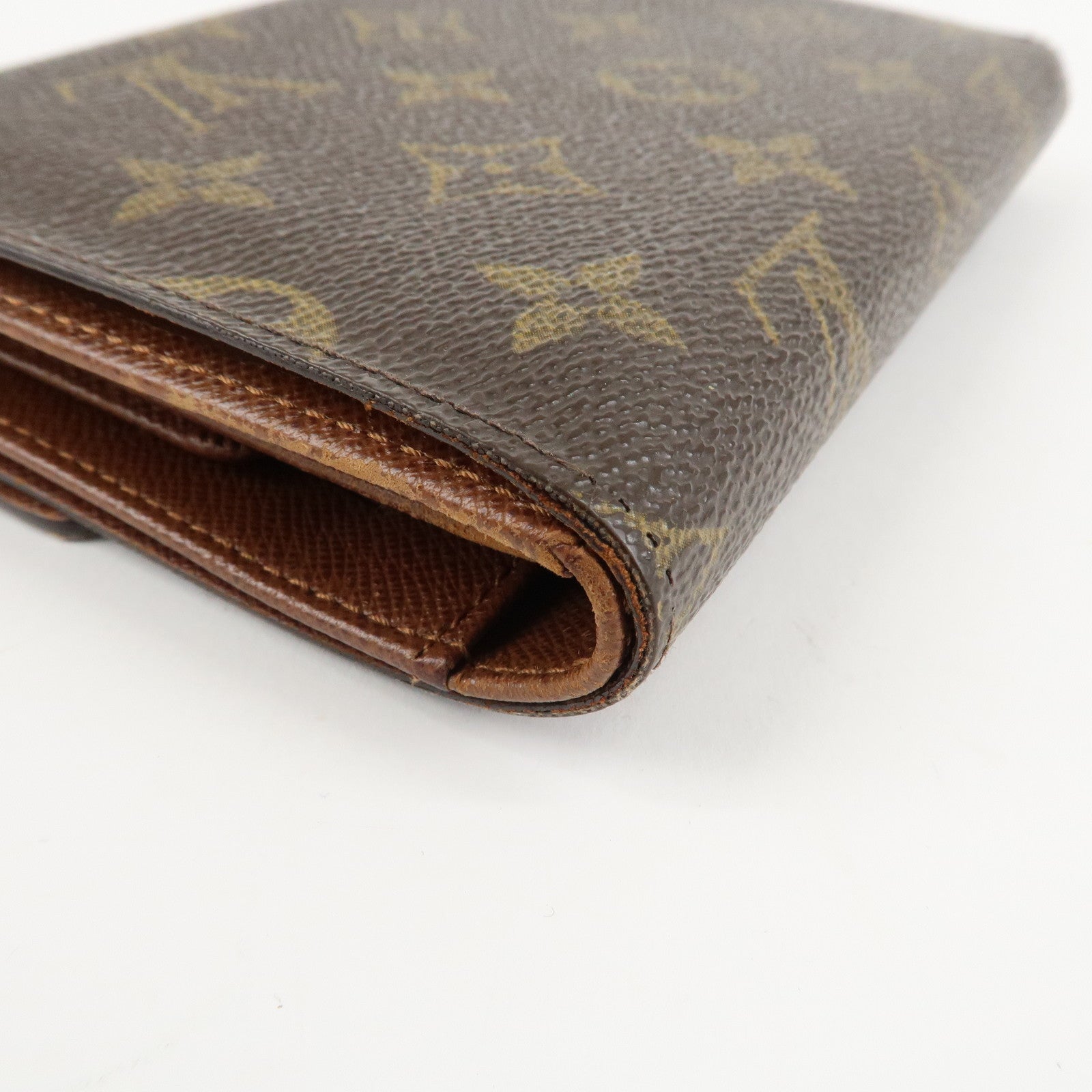 Louis Vuitton Monogram Porte Tresor Etui Papiers Wallet M61202 Used