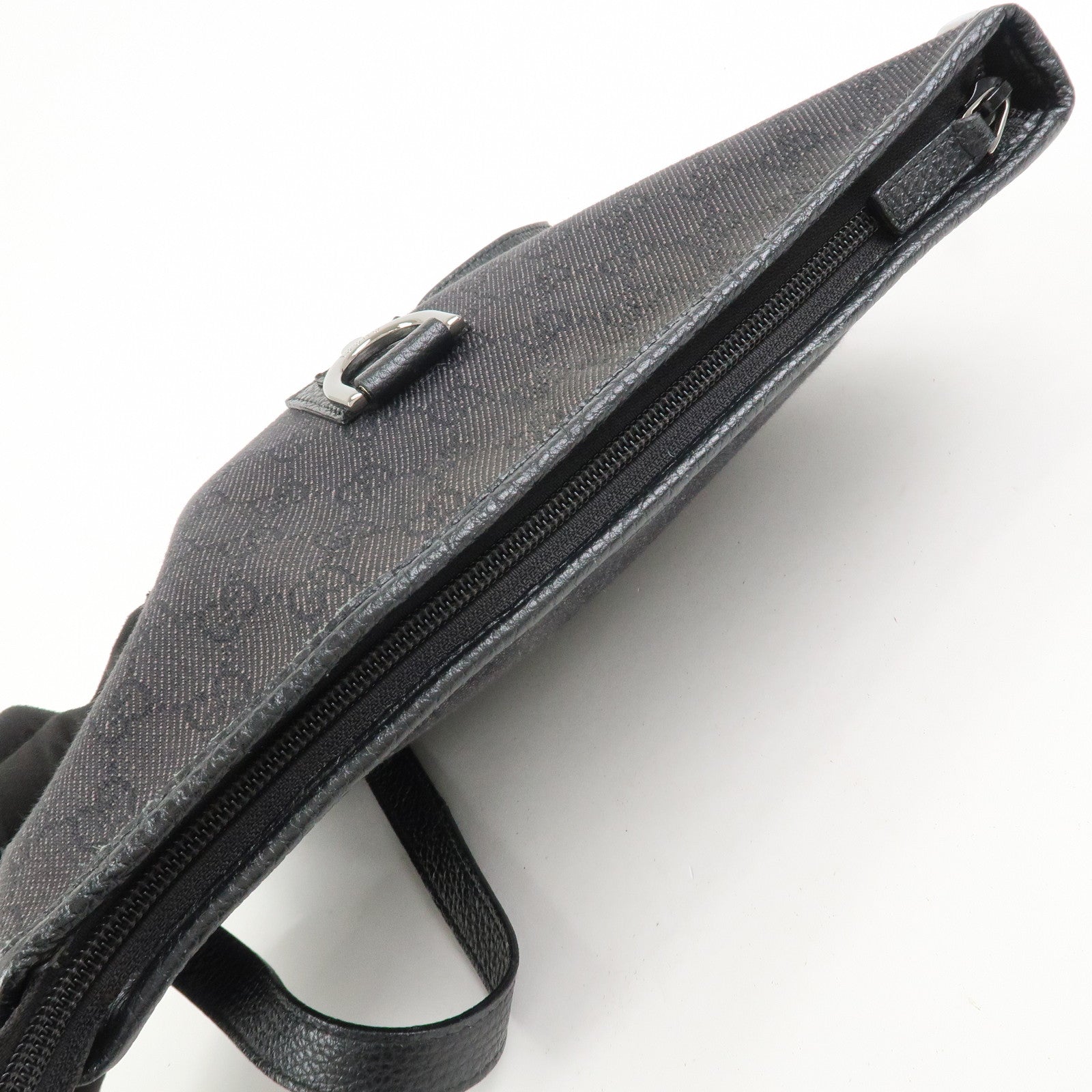 GUCCI Abbey GG Canvas Leather Shoulder Bag Crossbody Bag 268642