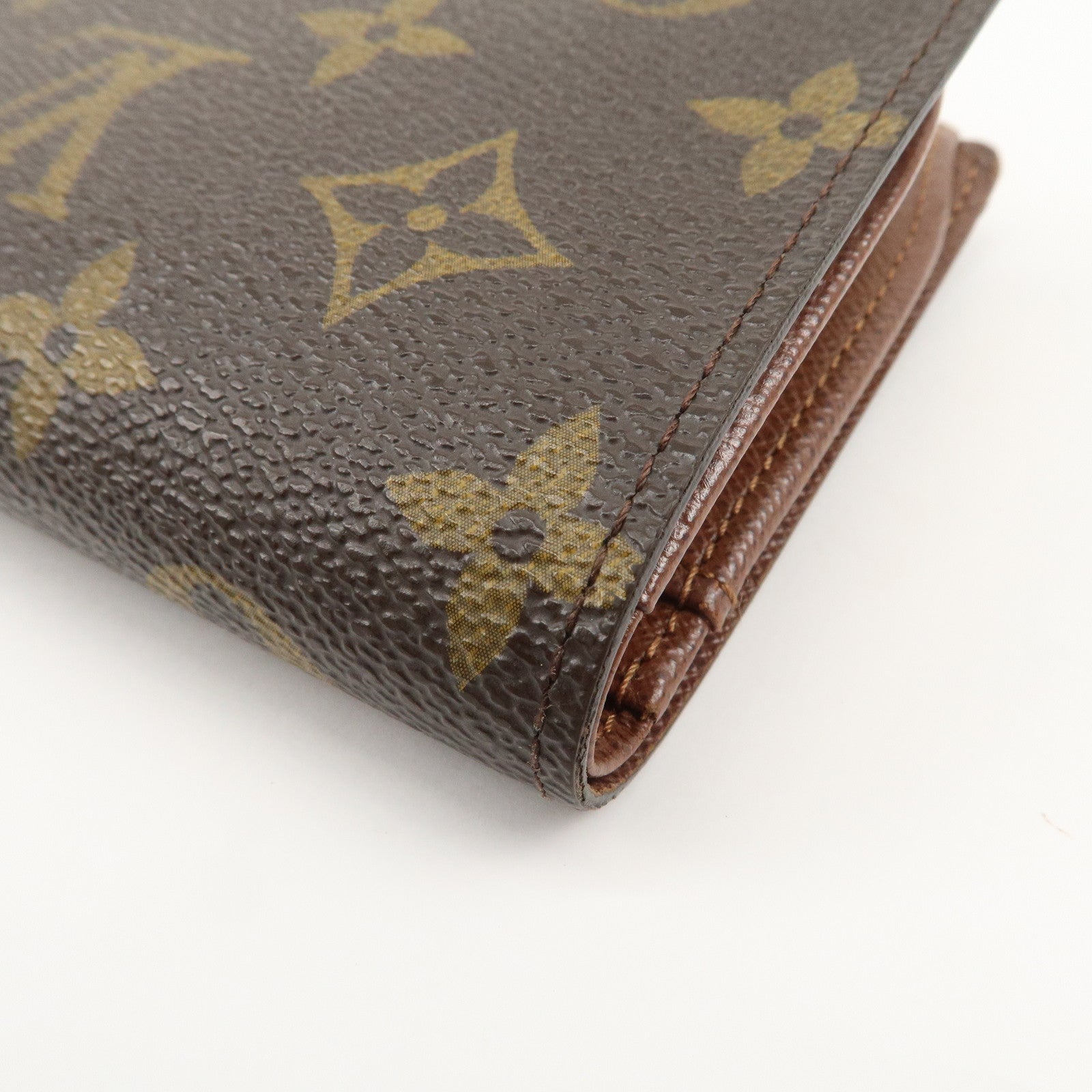 Louis Vuitton Monogram Portefeuille Viennois Wallet Brown M61674 Used