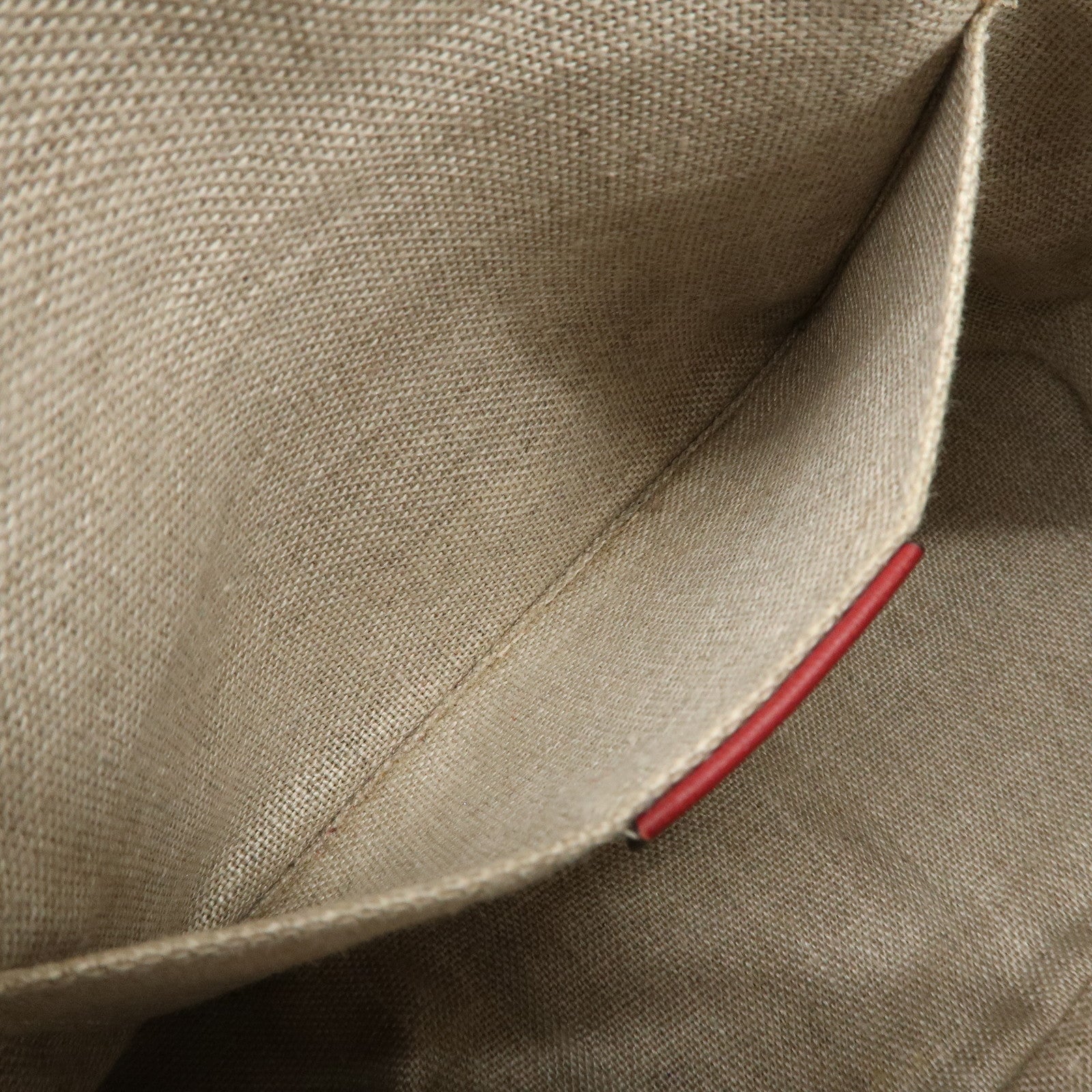 GUCCI Micro Guccissima 2Way Bag Hand Bag Red 449654