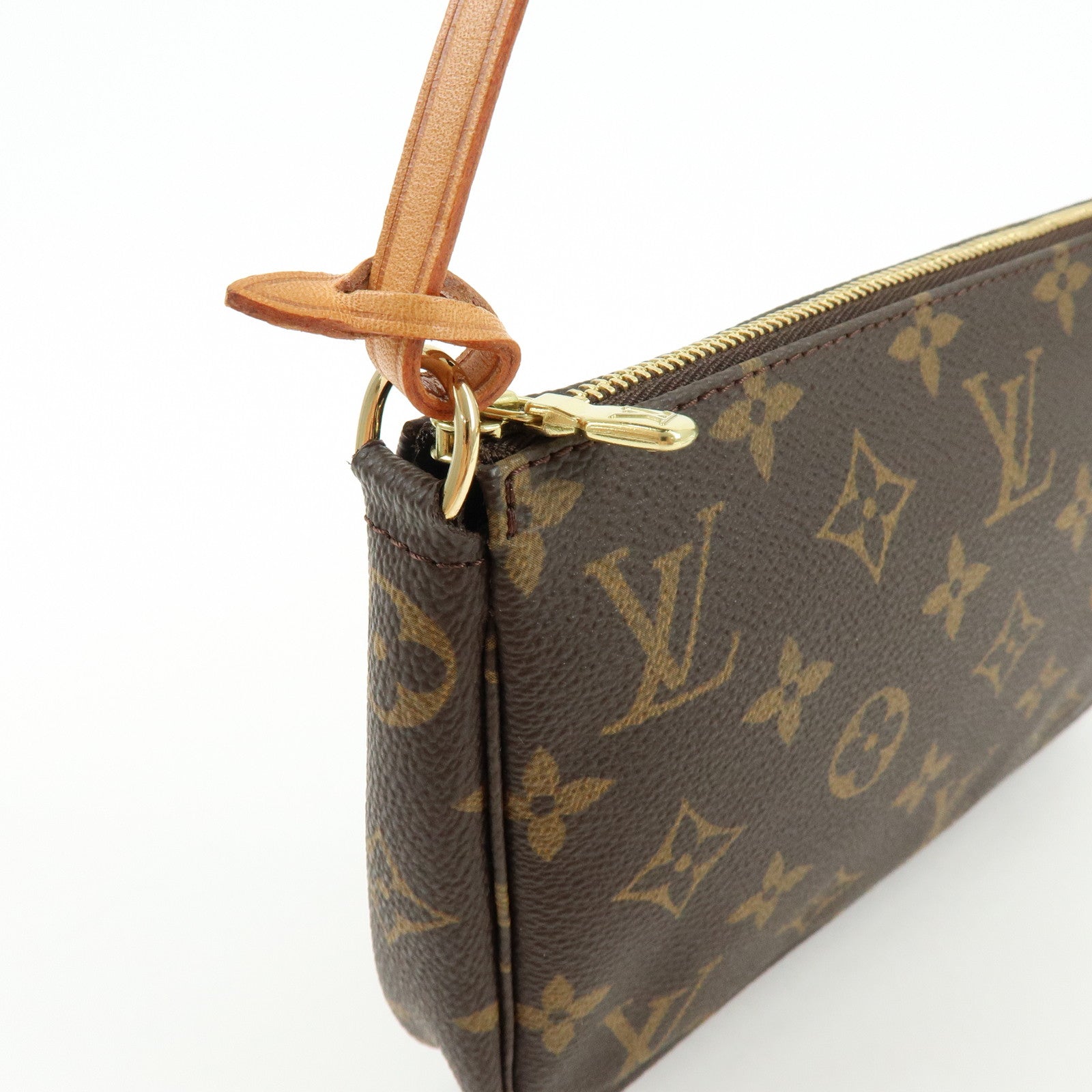 Louis Vuitton Monogram Pochette Accessoires Pouch Hand Bag M51980