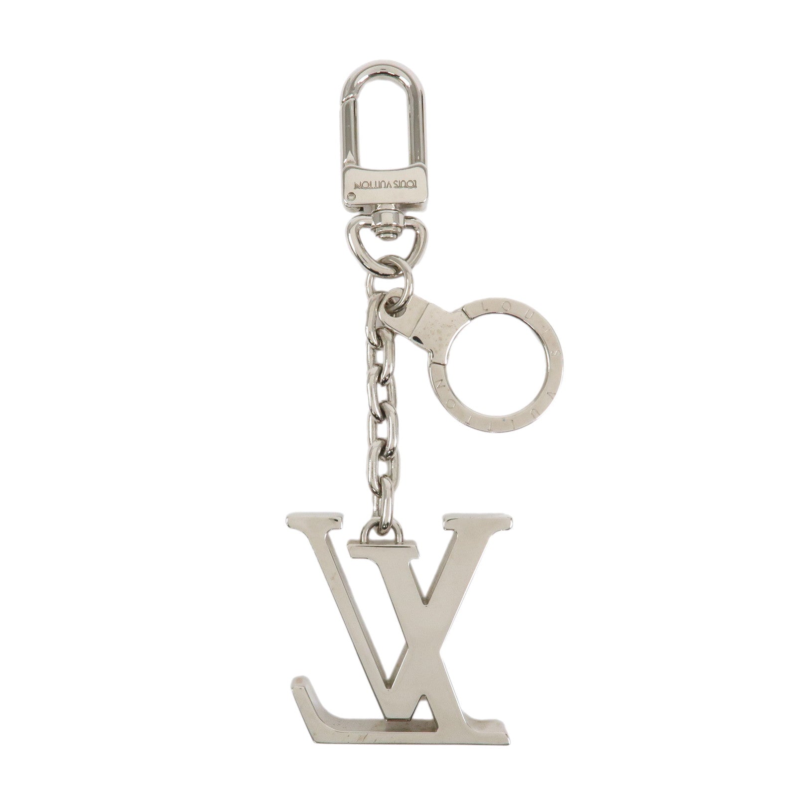 Louis Vuitton Porte Cles Initiales LV Bag Charm Silver M65071