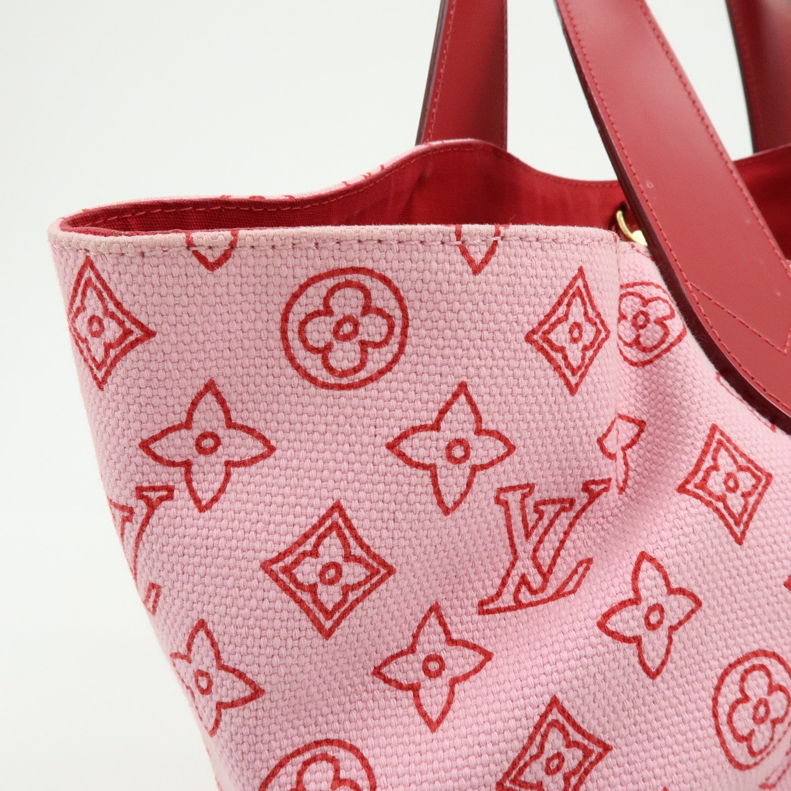 Louis Vuitton Beach Line Cabas Ipanema PM Tote Bag Rose M95984