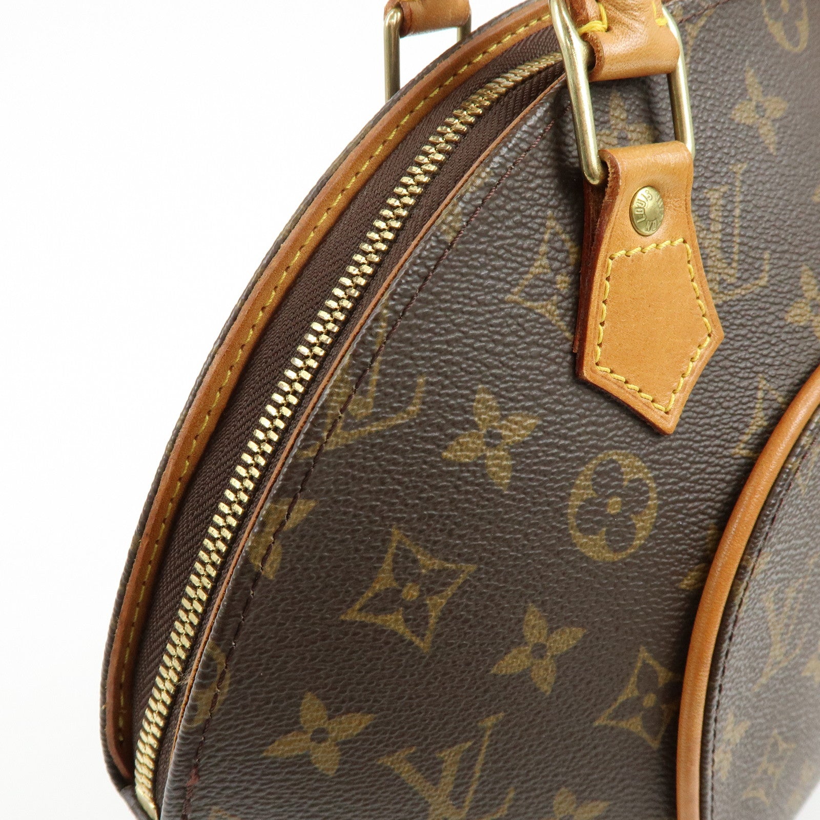 Louis Vuitton Monogram Ellipse PM Hand Bag Brown M51127