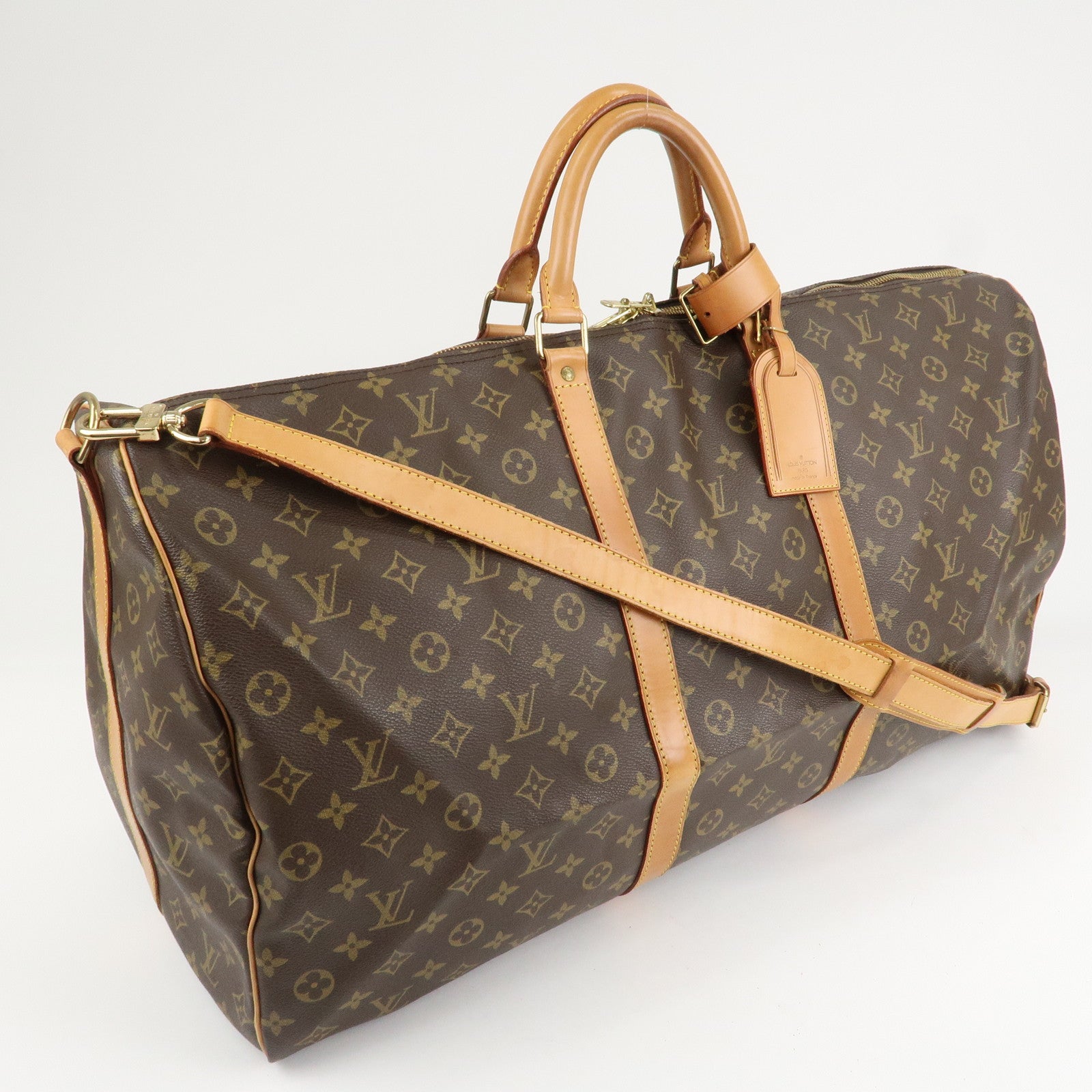 Louis Vuitton Monogram Keep All Bandouliere 60 Boston Bag M41412 Used