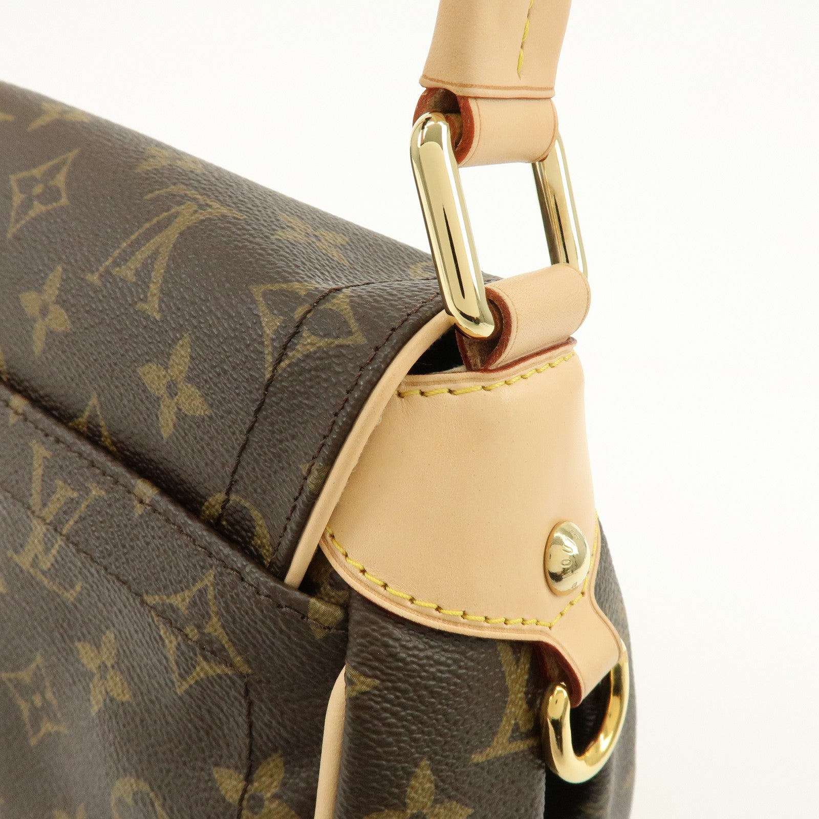 Louis Vuitton Monogram Beverly MM Shoulder Bag Brown M40121