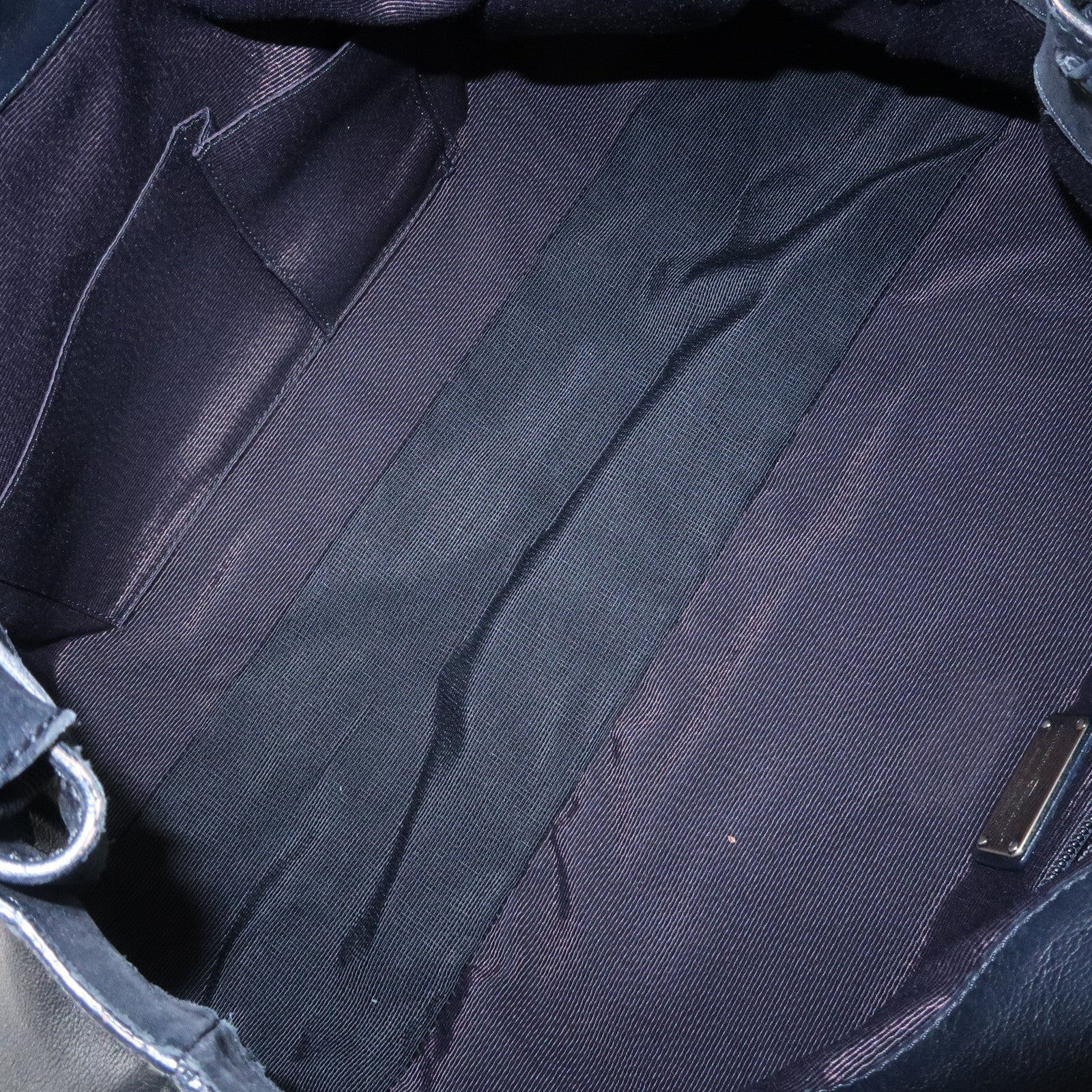 Ferragamo Vara Ribbon Leather Hand bag Shoulder Bag Black