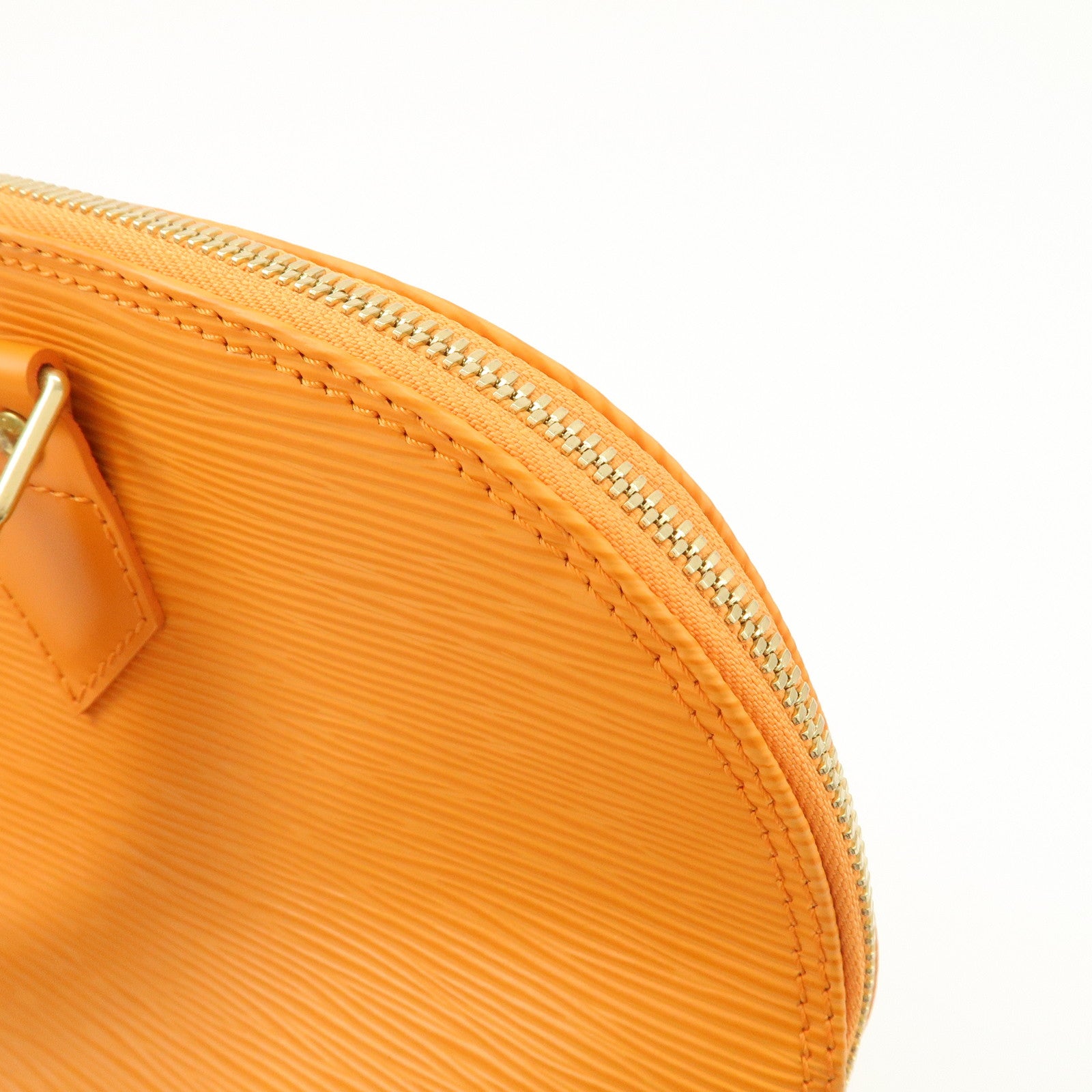 Louis Vuitton Epi Alma Hand Bag Mandarin Orange M5124H