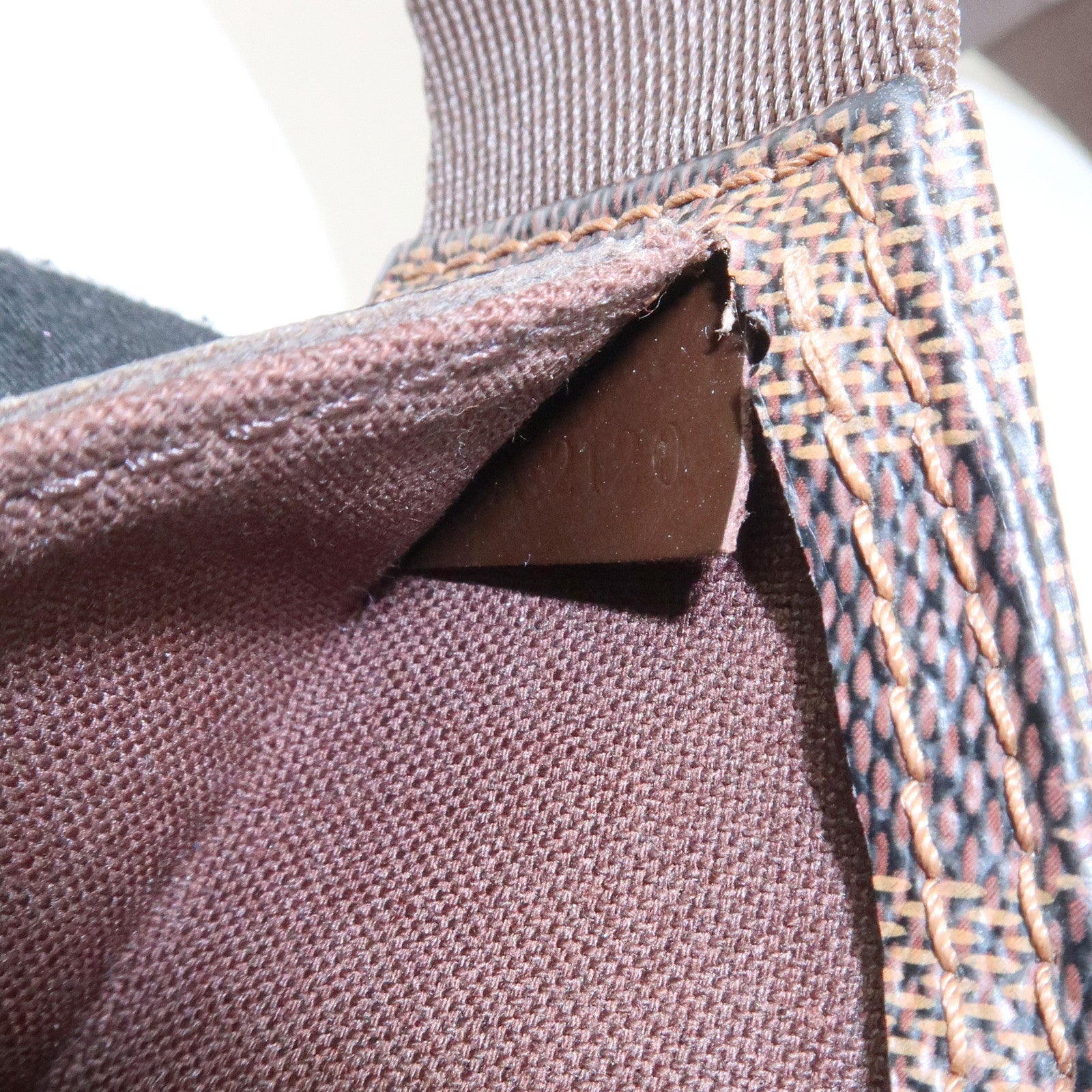 Louis Vuitton Damier Ebene Geronimos Crossbody Waist Bag Brown N51994