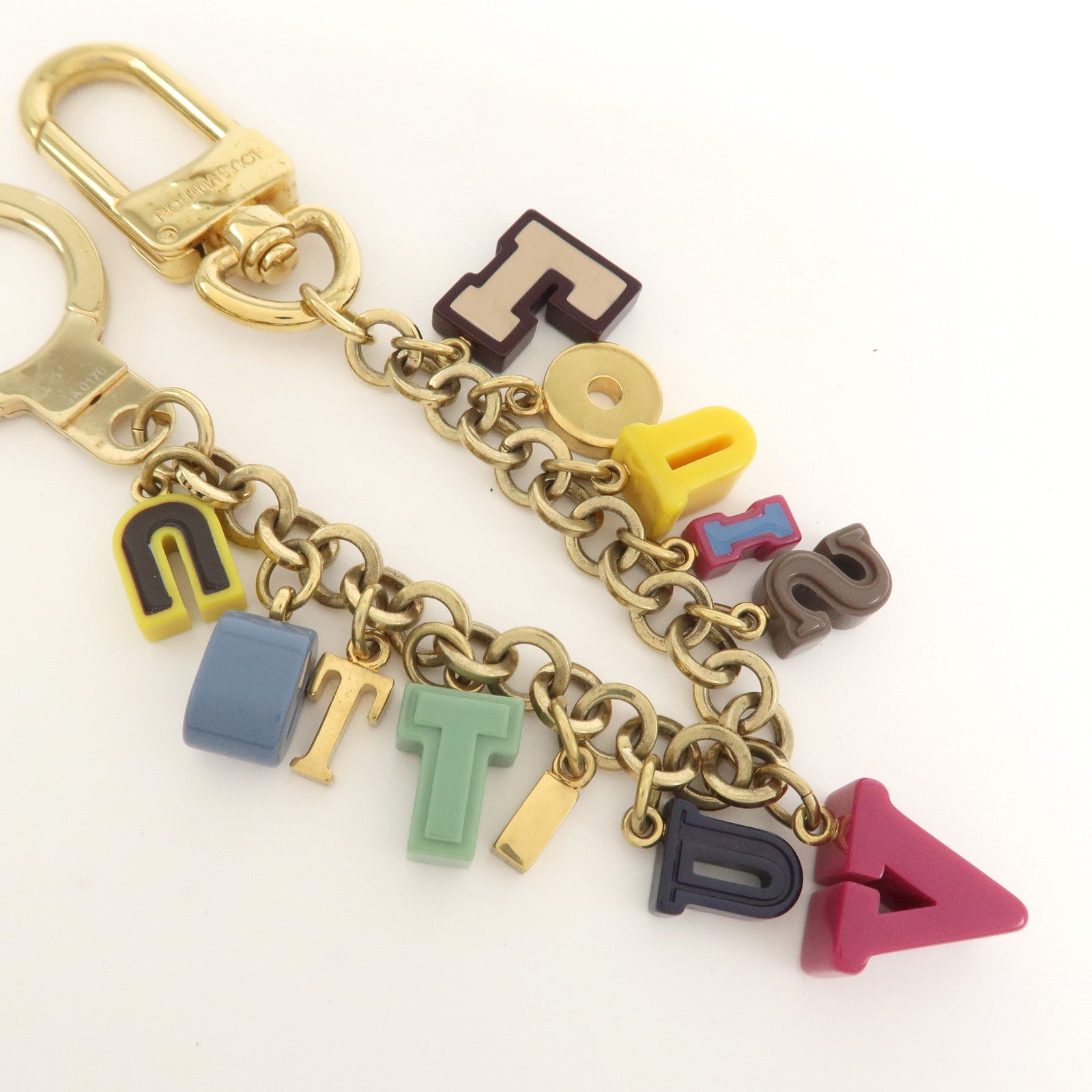 Louis Vuitton Porte Cles Chaine Playtime Metal Key Chain M66202