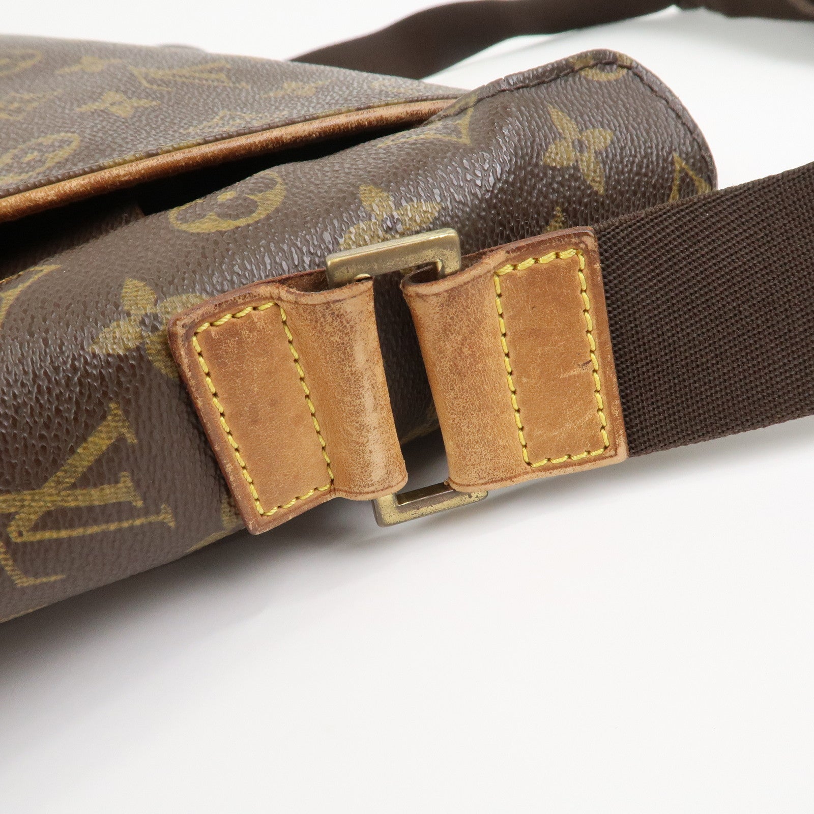 Louis Vuitton Monogram Abbesses Messenger Bag Brown M45257