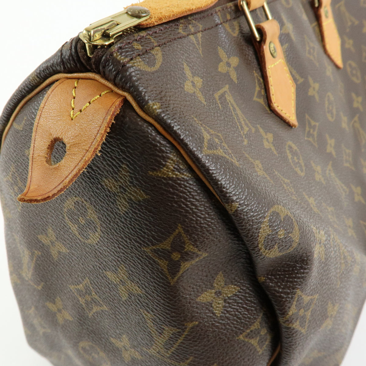 Louis Vuitton Monogram Speedy 35 Boston Bag Hand Bag Brown M41524