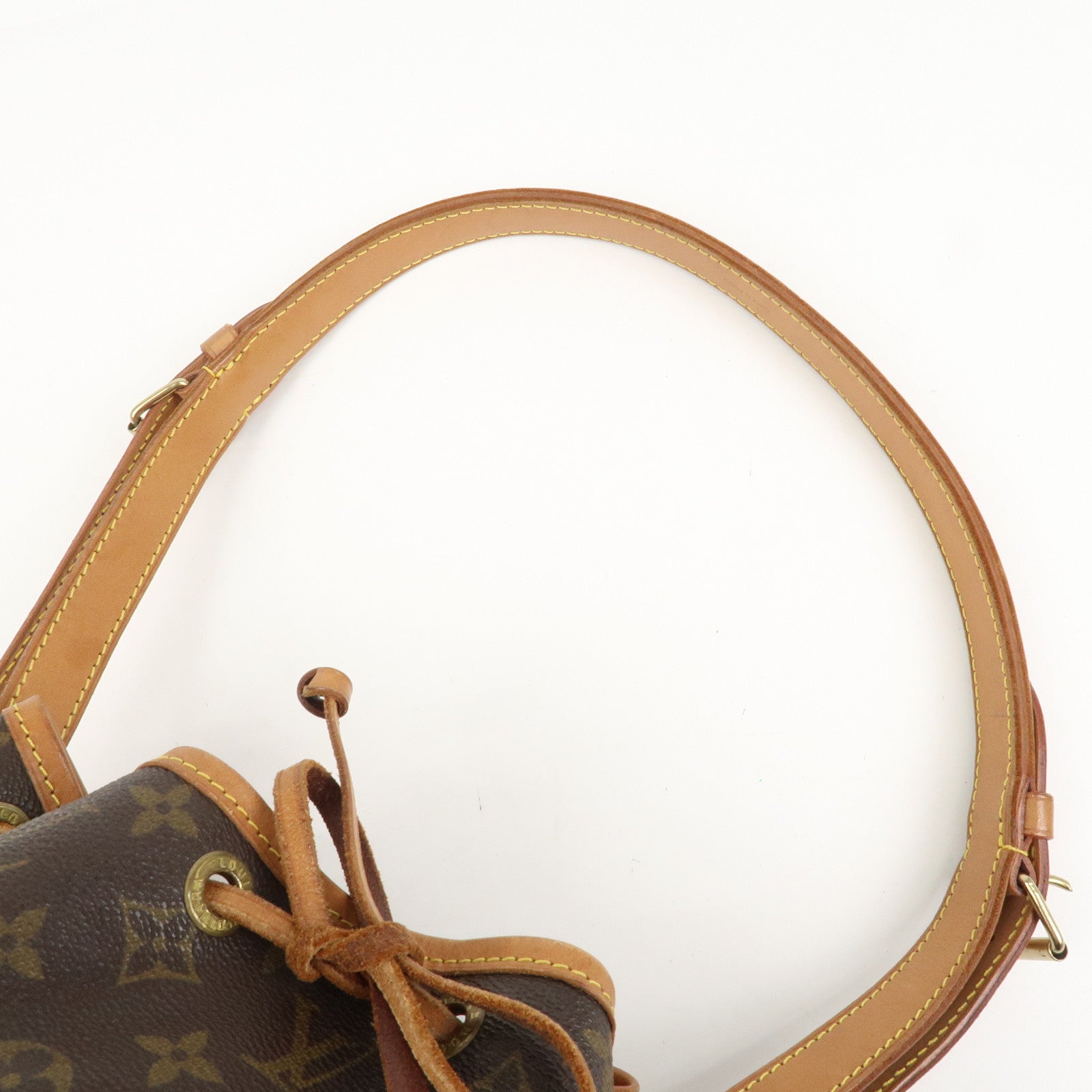 Louis Vuitton Monogram Petit Noe Shoulder Bag Brown M42226
