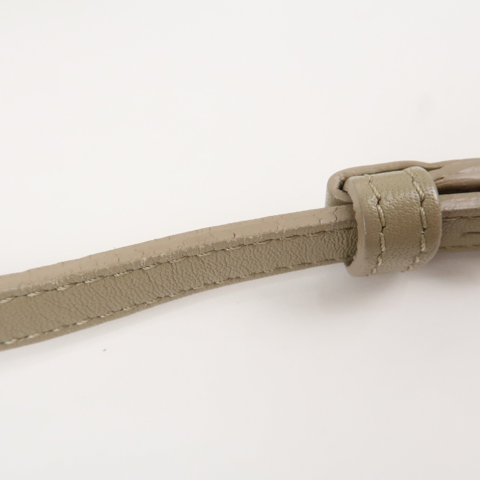 CELINE Calf Skin Trio Bag Shoulder Bag Crossbody Bag Beige