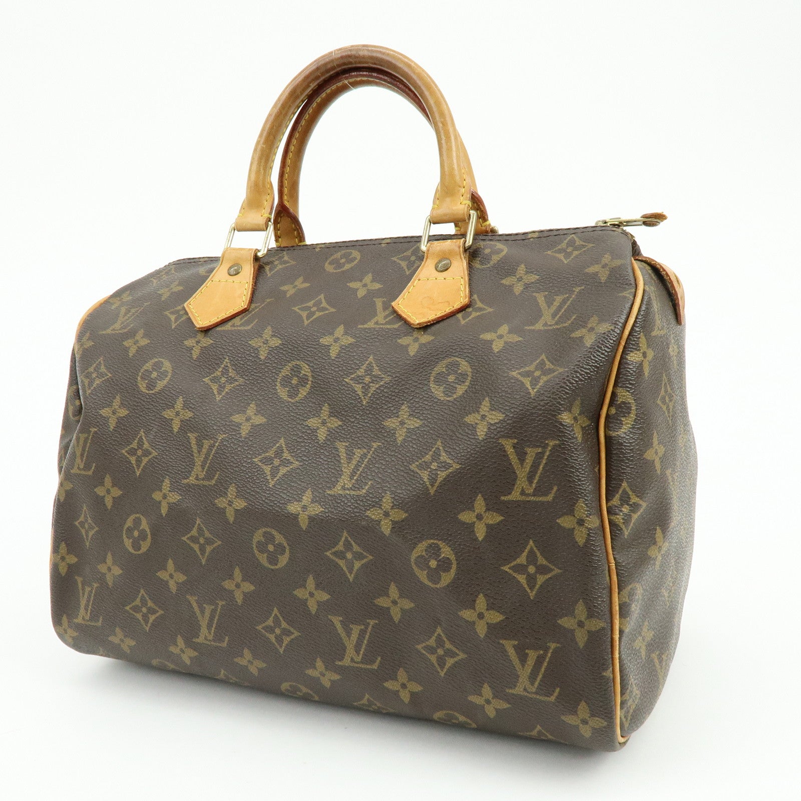 Louis Vuitton Monogram Speedy 30 Boston Bag Hand Bag Brown M41526