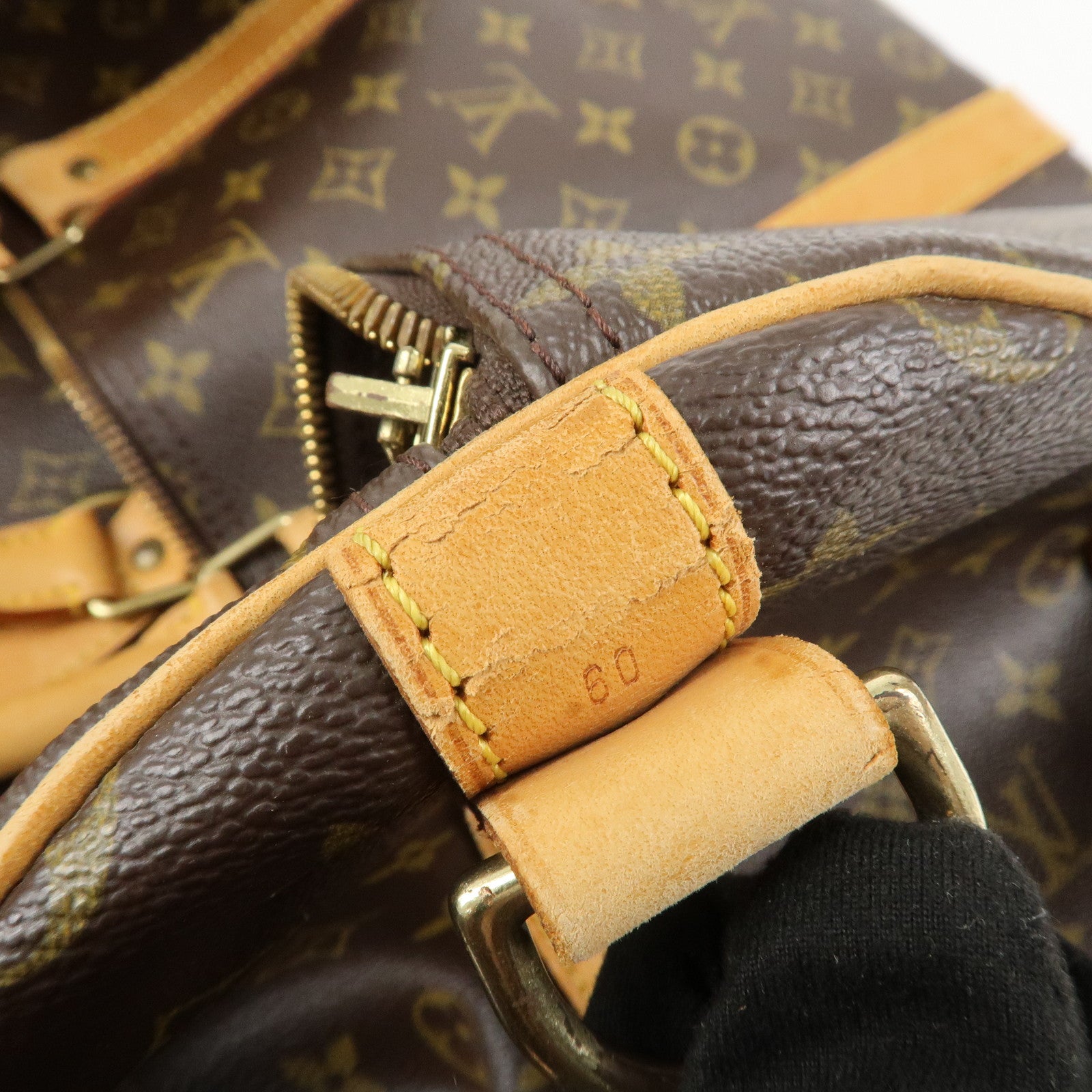 Louis Vuitton Monogram Keep All Bandouliere 60 Boston Bag M41412