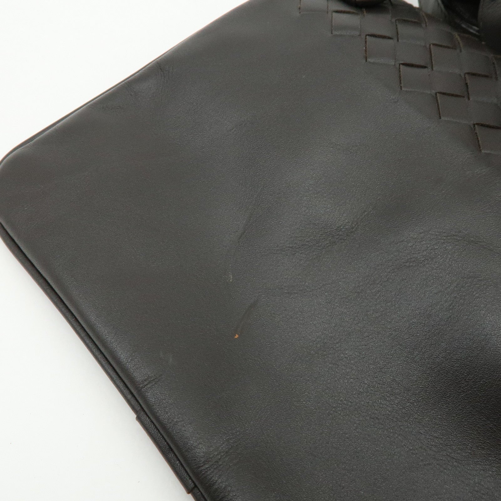 BOTTEGA VENETA Intrecciato Calf Leather Shoulder Bag Brown 273350