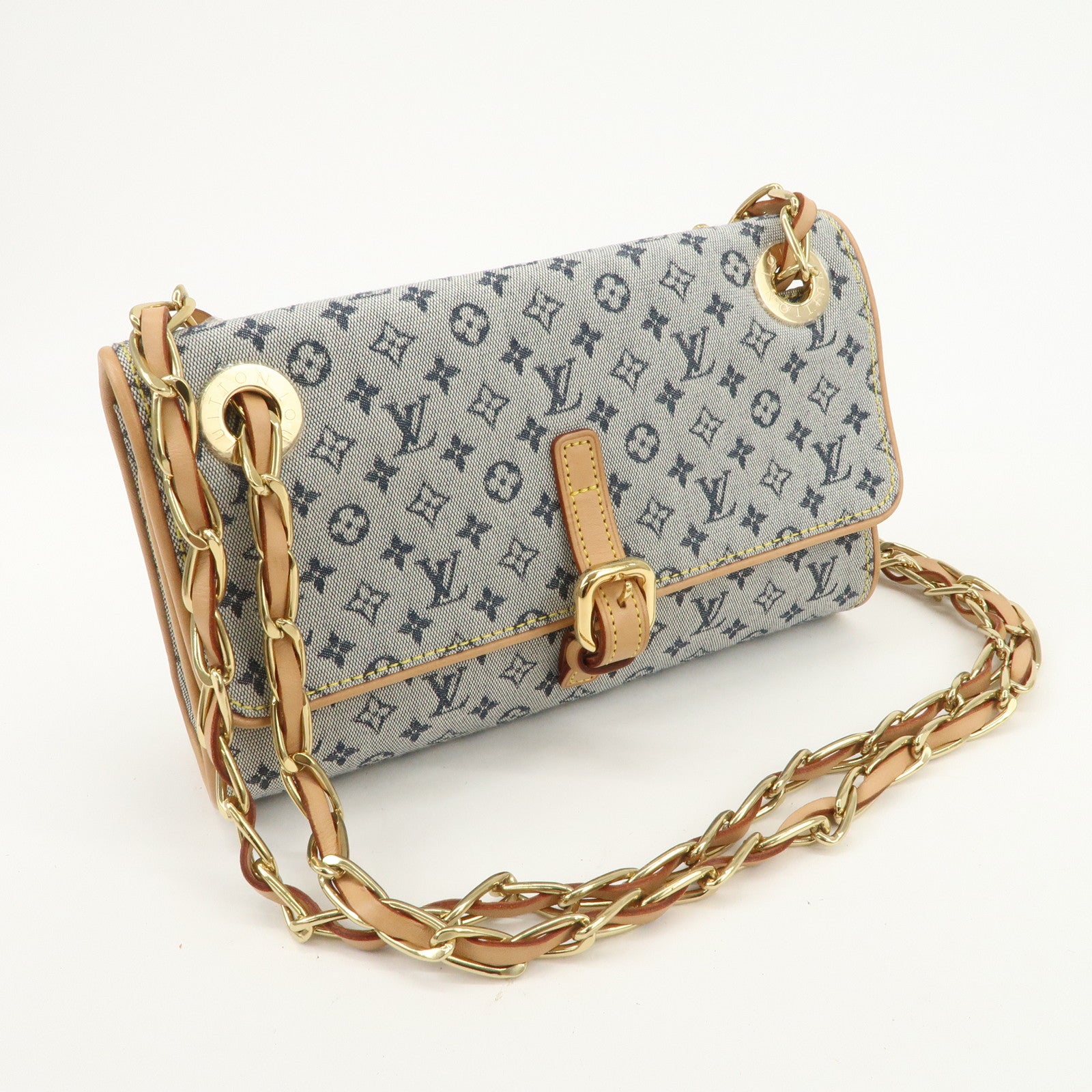 Louis Vuitton Monogram Mini Camille Shoulder Bag Blue M92002