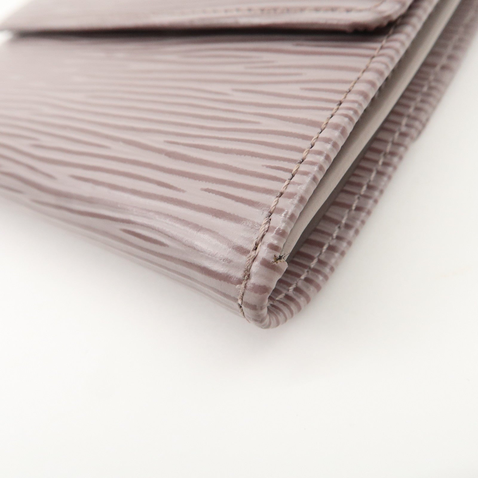 Louis Vuitton Epi Vernis Set Of 2 Leather Bi-fold Wallet Beige Lila Used