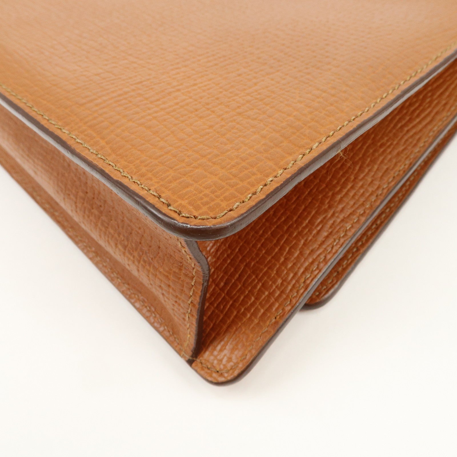 LOEWE Anagram Barcelona 2WAY Bag Shoulder Bag Hand Bag Brown