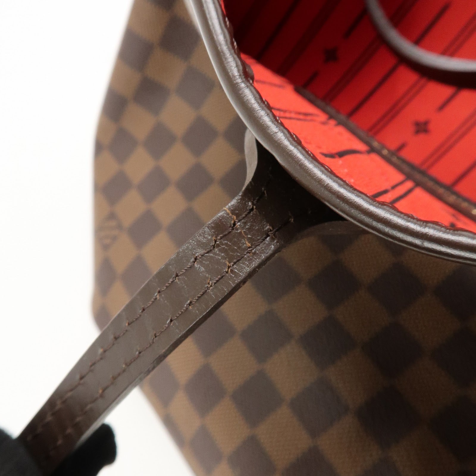 Louis Vuitton Damier Ebene Neverfull MM Tote Bag N51105 Used