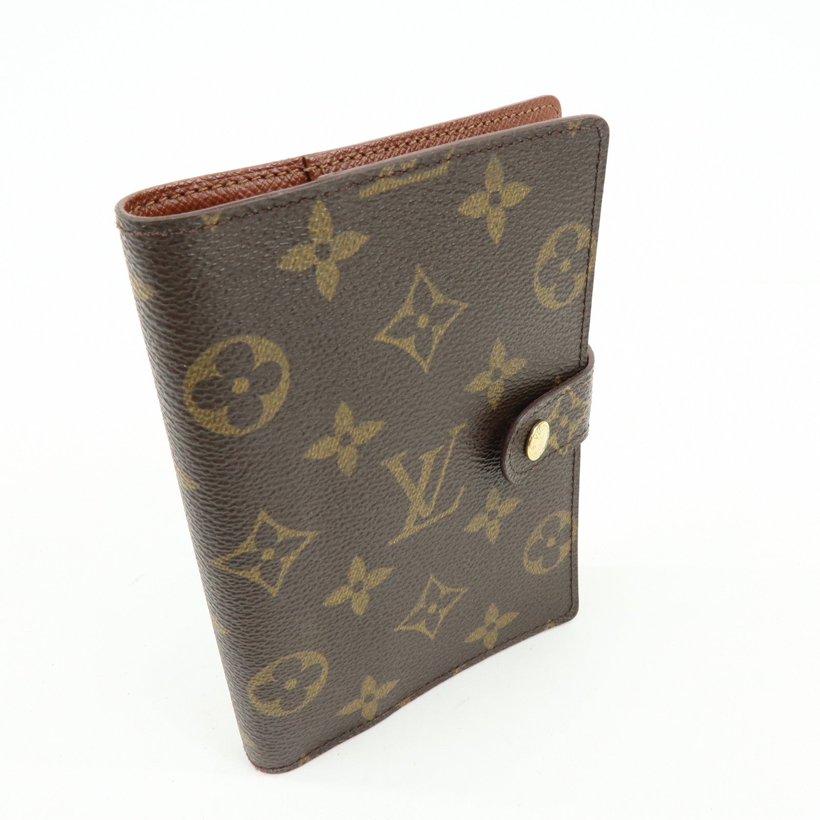 Louis Vuitton Monogram Agenda PM Planner Cover Brown R20005