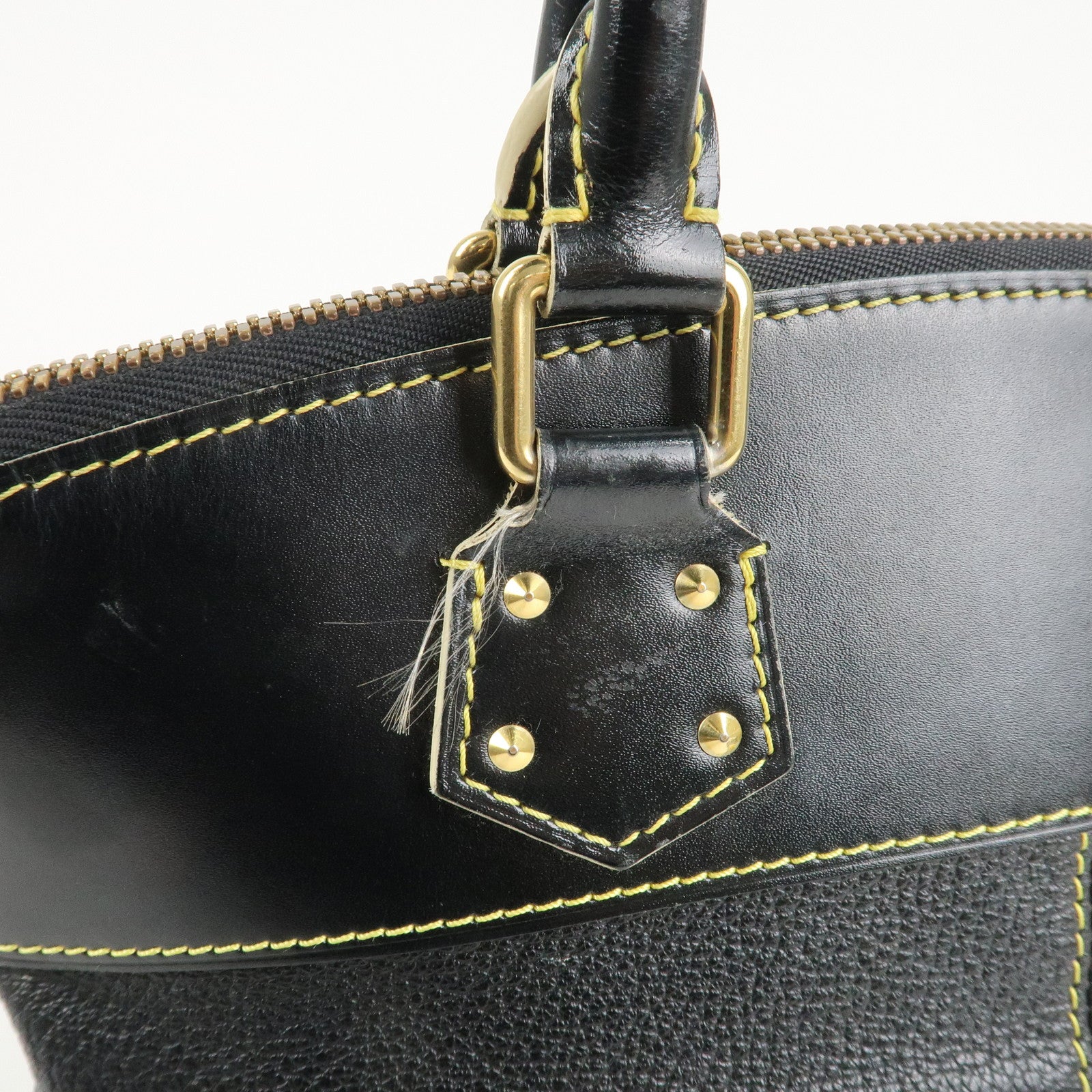 Louis Vuitton Suhali LockIt PM Hand Bag Tote Bag Black M91888 Used