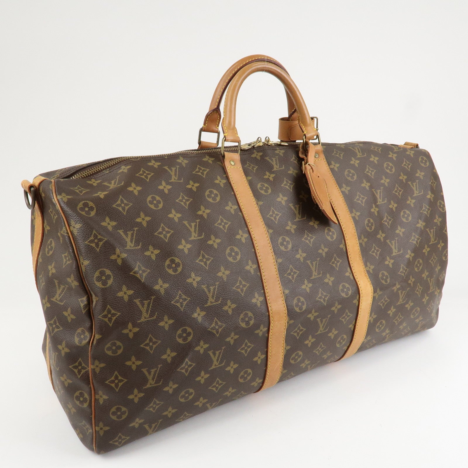 Louis Vuitton Monogram Keep All Bandouliere 60 Boston Bag M41412 Used