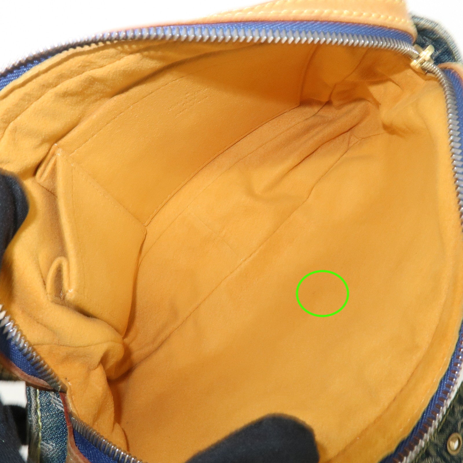 Louis Vuitton Monogram Denim Bum Bag Waist Bag Blue M95347