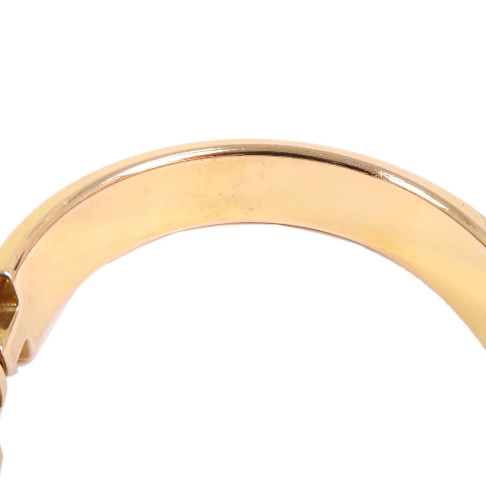 HERMES Clic Clac PM H Logo Bangle Bracelet Gold Black Used