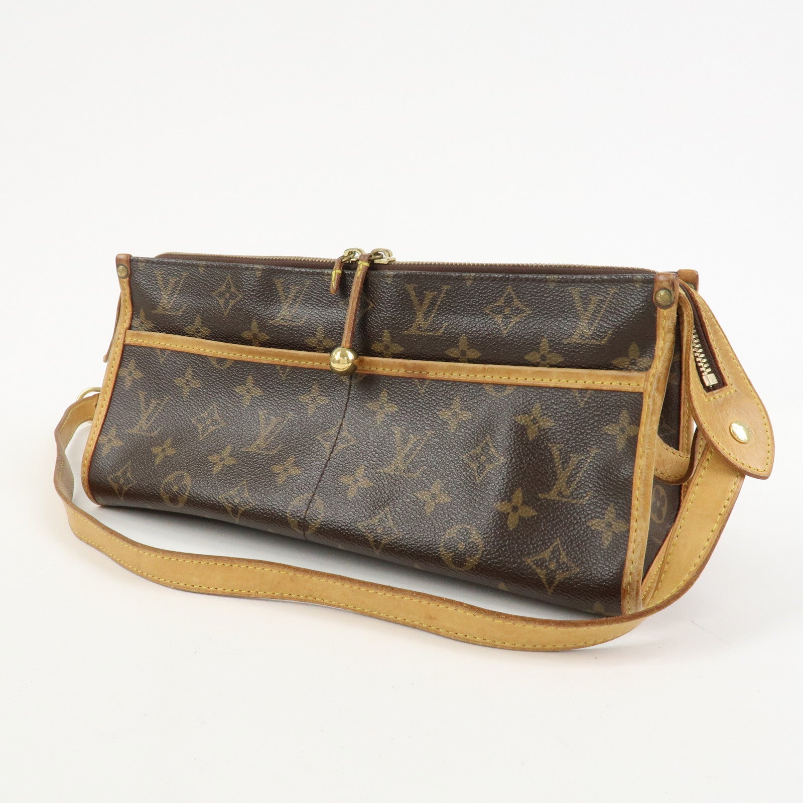 Louis Vuitton Monogram Popincourt Long Shoulder Bag Brown M40008
