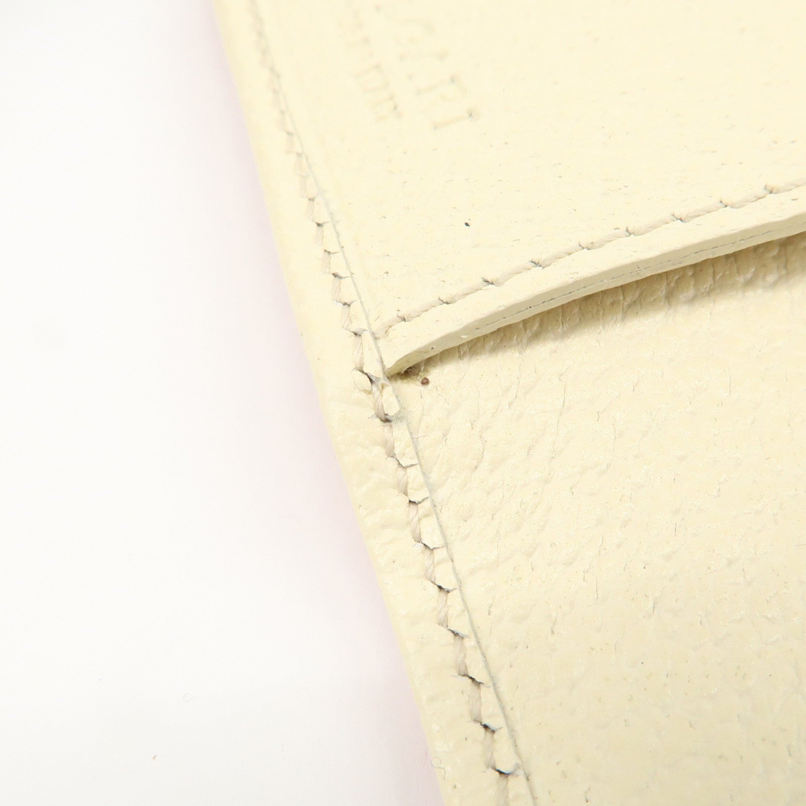 BVLGARI Logo Maniac Canvas Leather 6 Key Case Coin Case Pink White Used