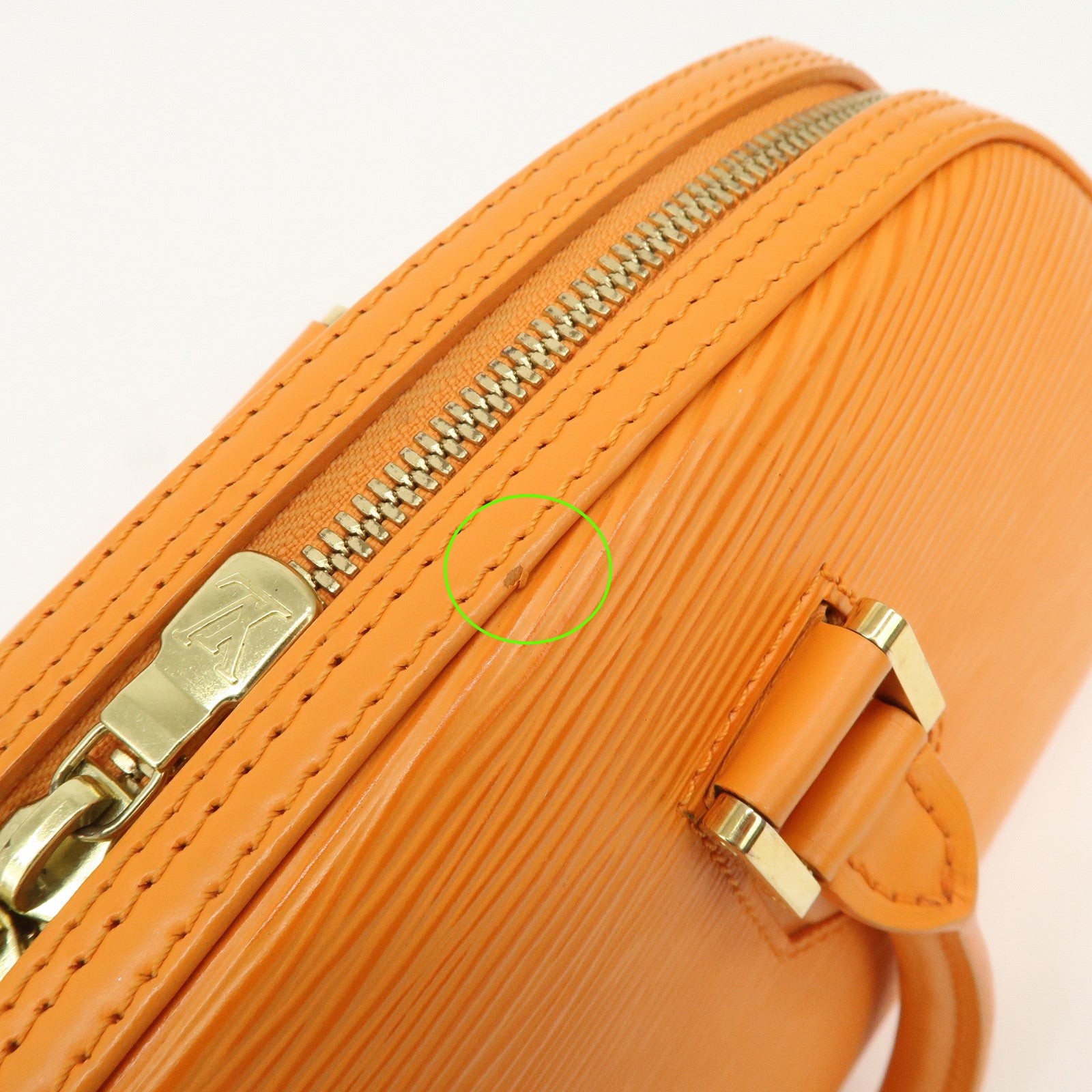 Louis Vuitton Epi Leather Jasmine Hand Bag Mandarin M5208H