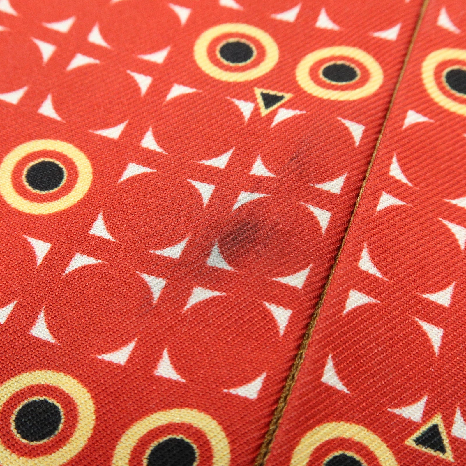 FENDI Wrappy Silk 100% Scarf Red Multicolor